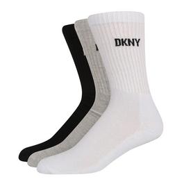 DKNY Ribbed 3 Pack Socks