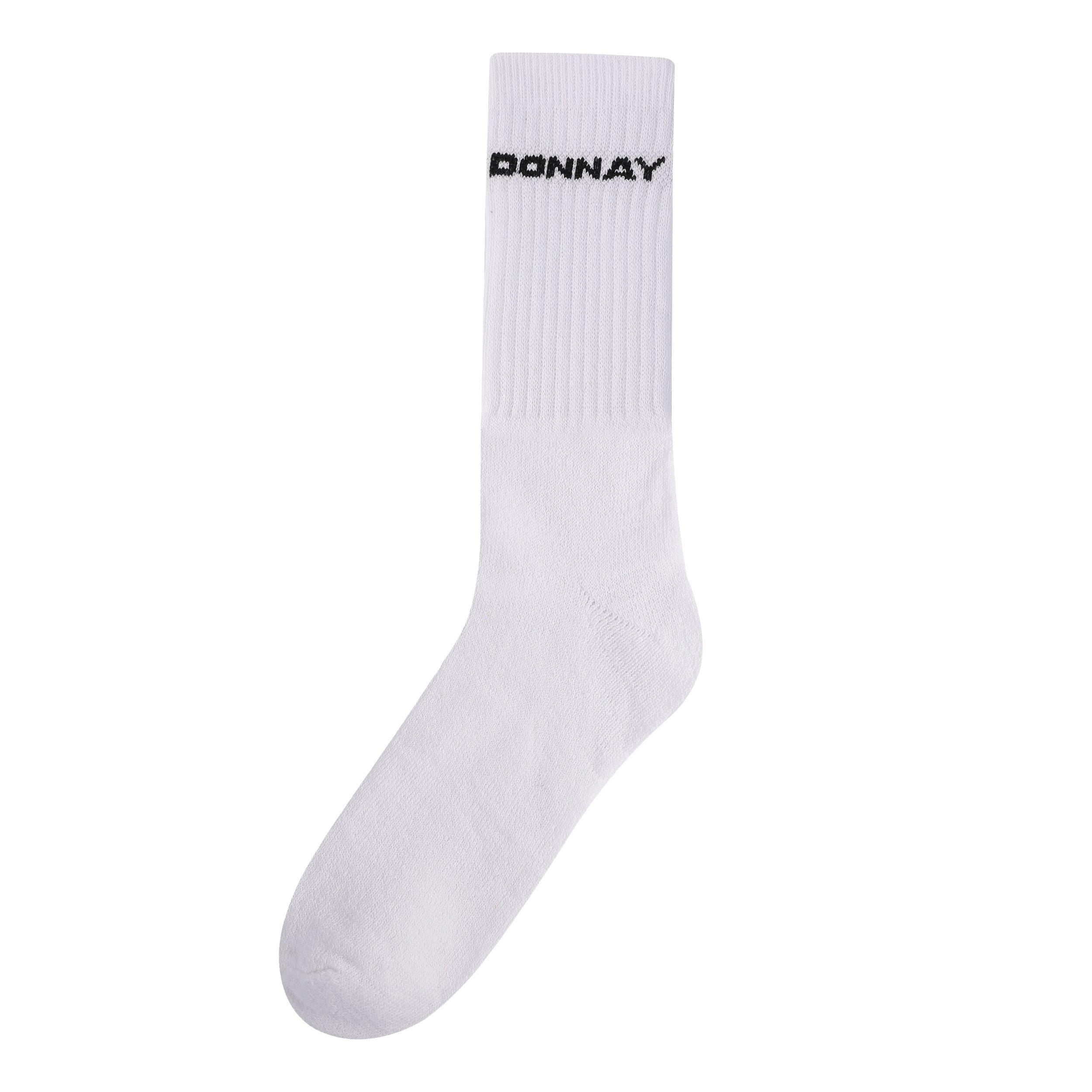 Hvid - Donnay - 10 Pack Crew Socks Plus Size - 3