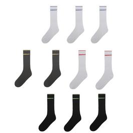 Donnay 10 Pack Crew Socks Plus Size