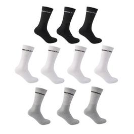 Donnay 10 Pack Crew Socks Plus Size Mens