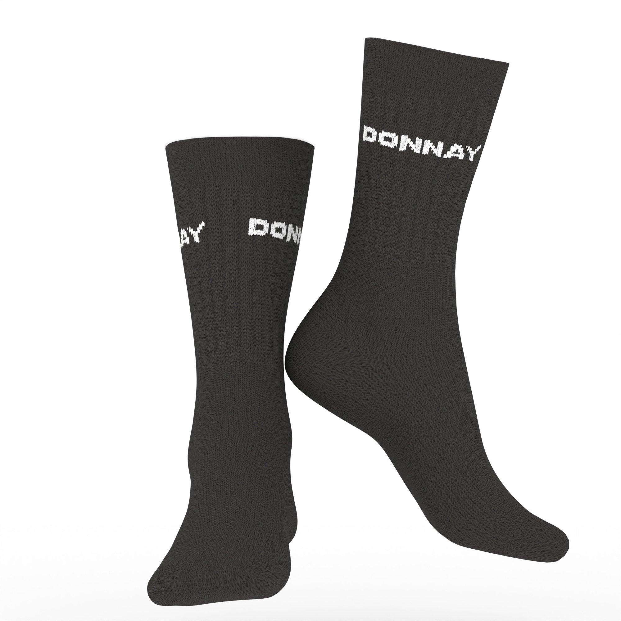 Black - Donnay - 10 Pack Crew Socks 12+ - 2