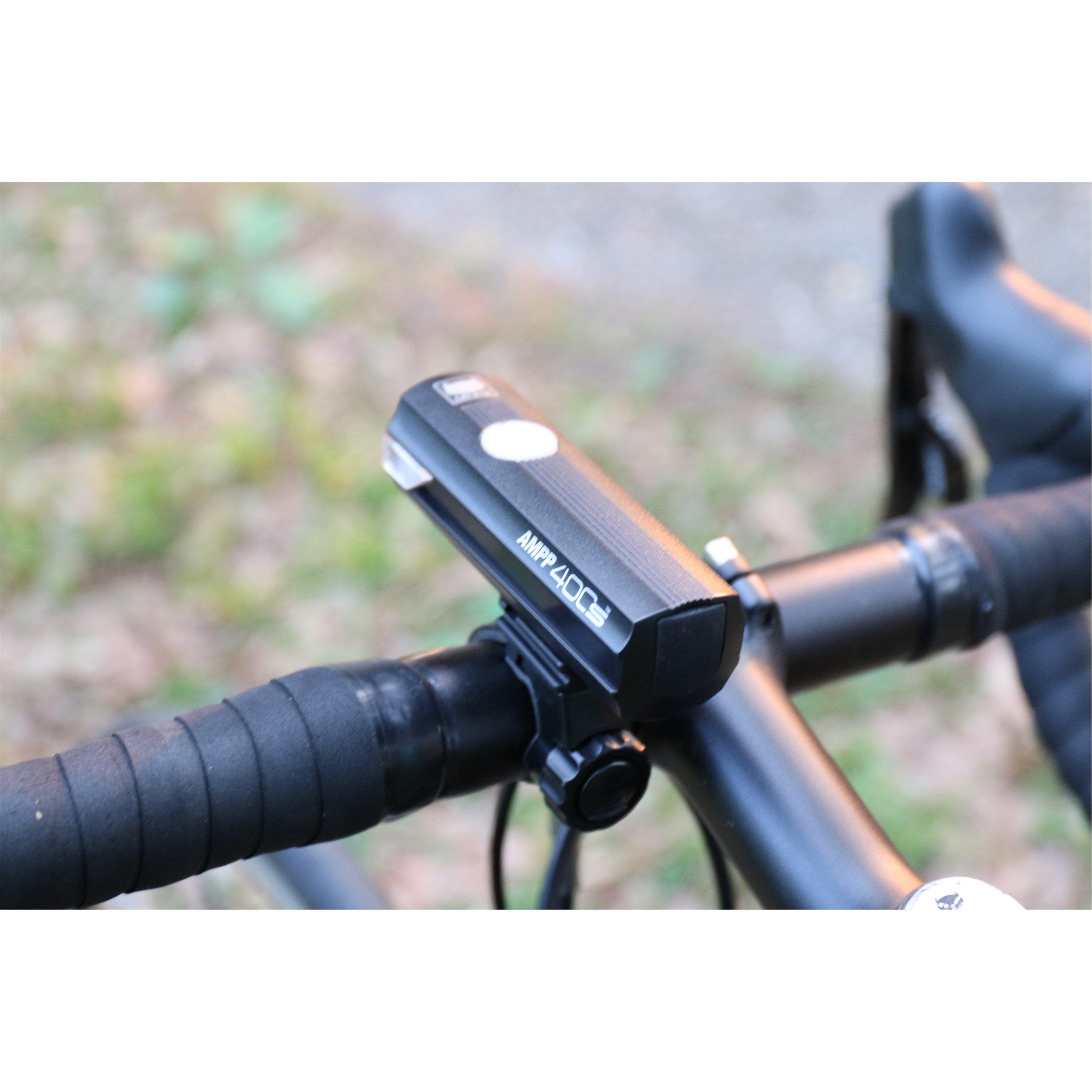 None - Cateye - AMPP 400S / VIZ 100 Bike Light Set - 4