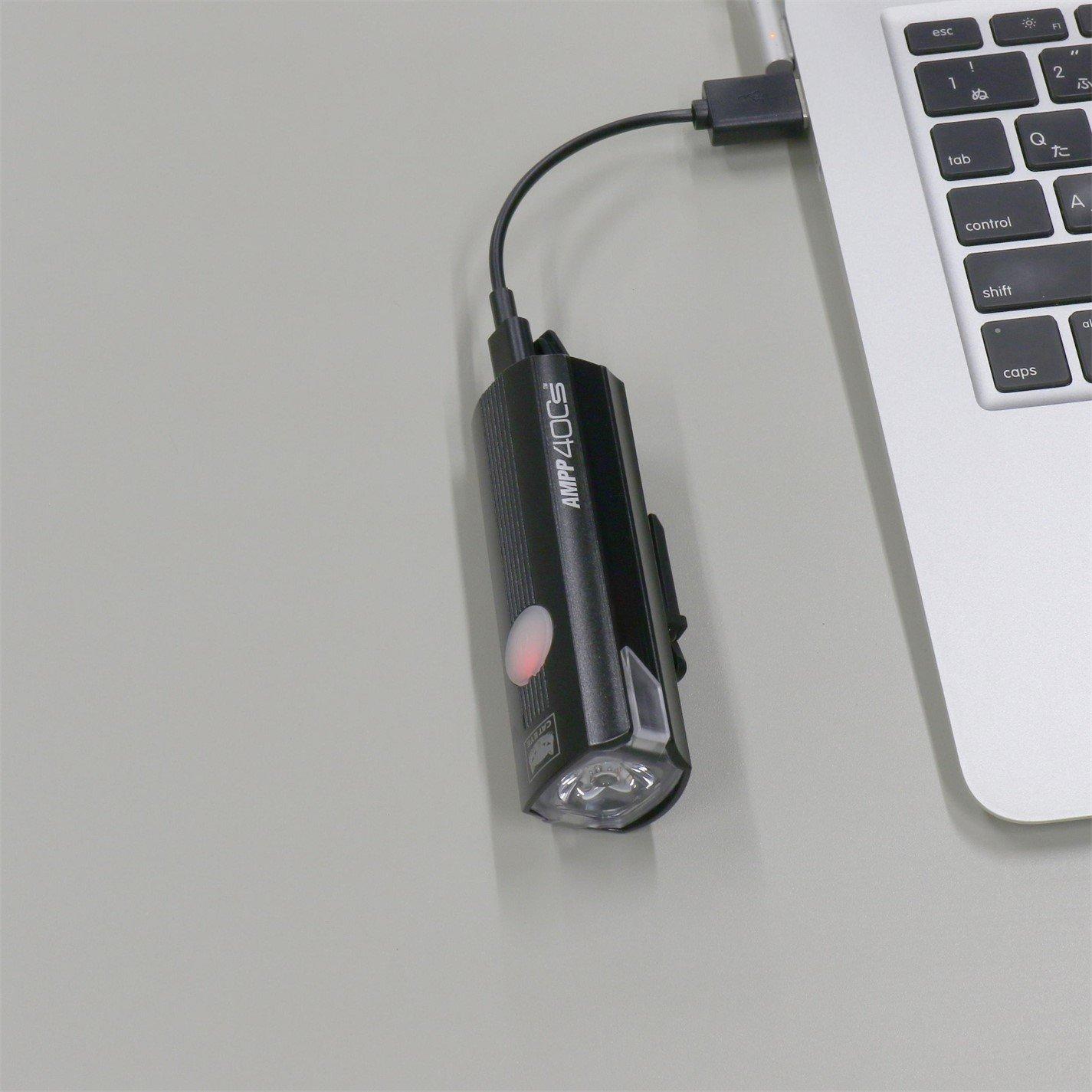 None - Cateye - AMPP 400S / VIZ 100 Bike Light Set - 5