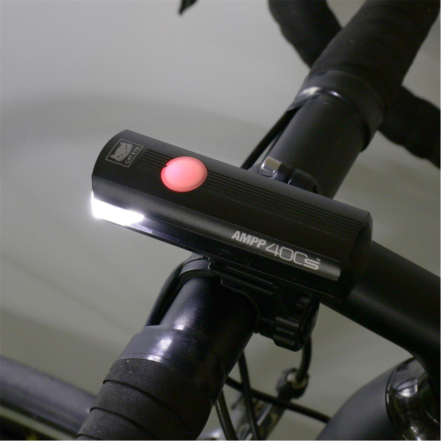 None - Cateye - AMPP 400S / VIZ 100 Bike Light Set - 6