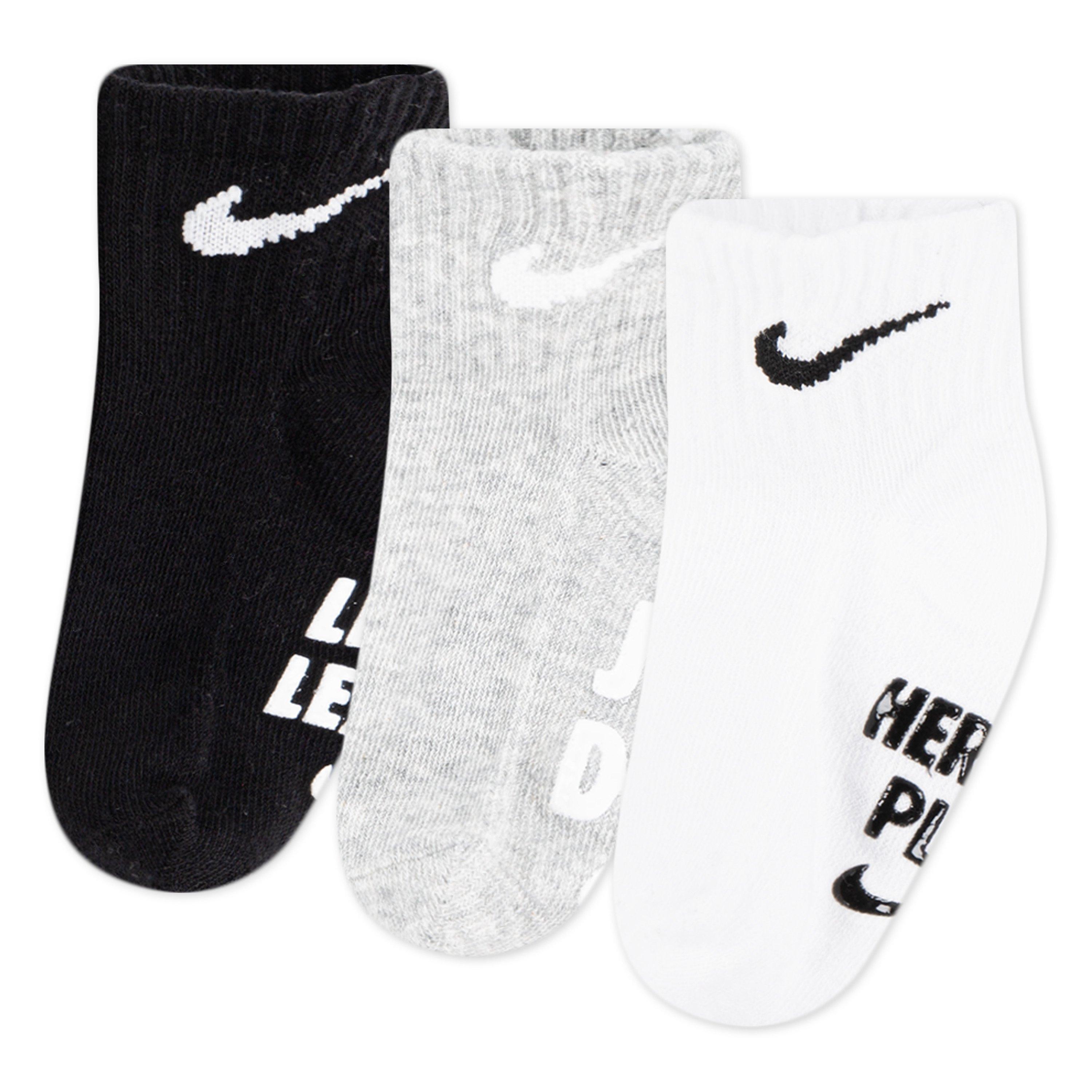 Nike 3 Pack Verbiage Gripper Crew Socks | FRASERS