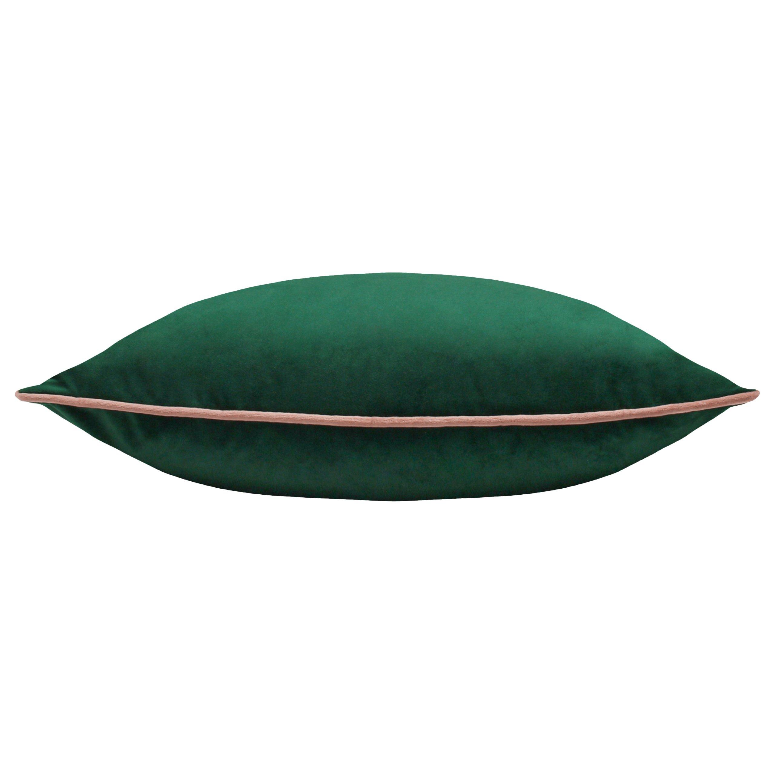 Emerald/Blush - Furn - Meridian Velvet Fibre Filled Cushion - 4