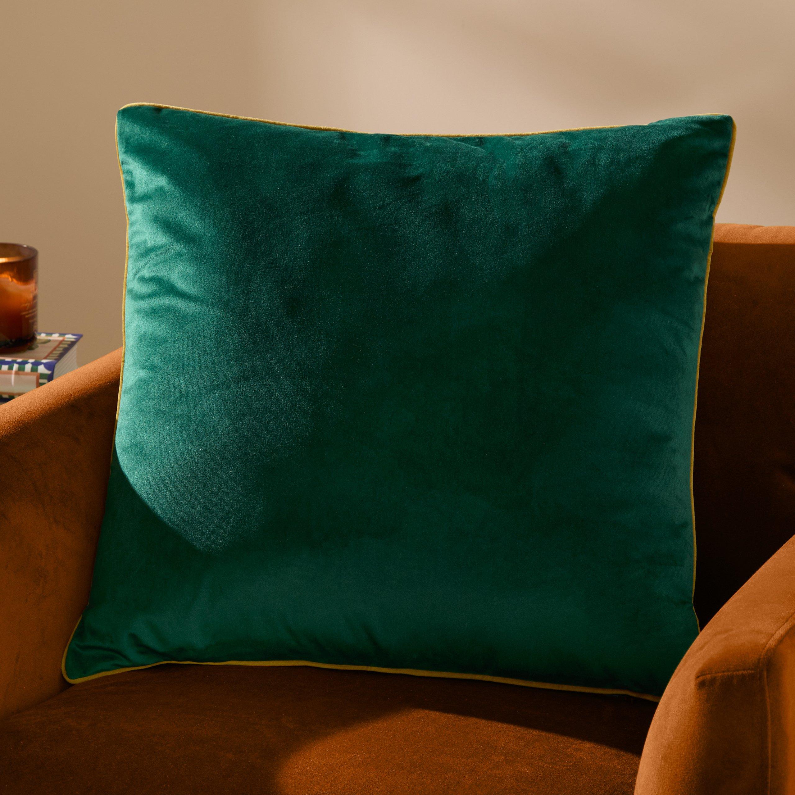 Emerald/Moss - Furn - Meridian Velvet Feather Filled Cushion - 2