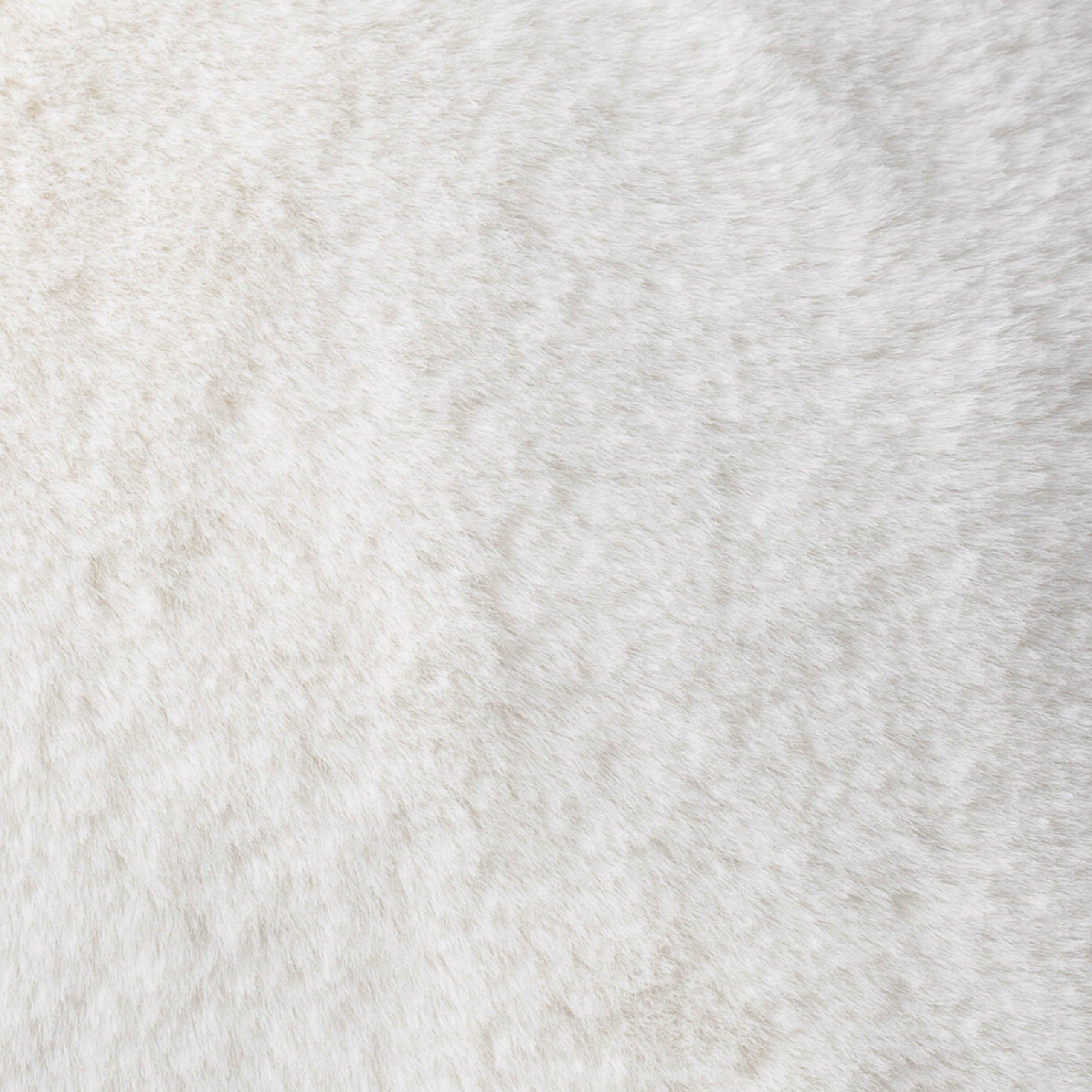 Ecru - Furn - Kallu Faux Fur Feather Filled Cushion - 7