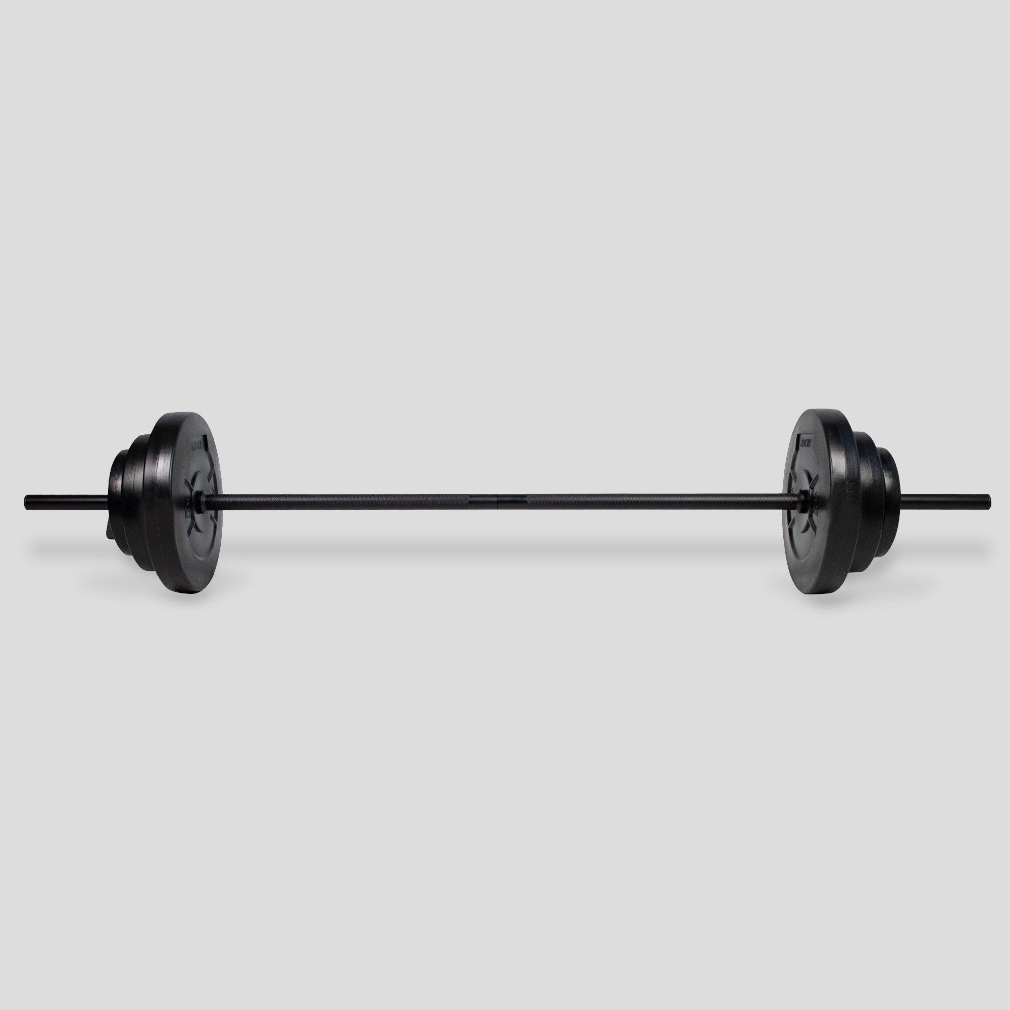 Phoenix Fitness  20Kg Barbell Weight Set - Black