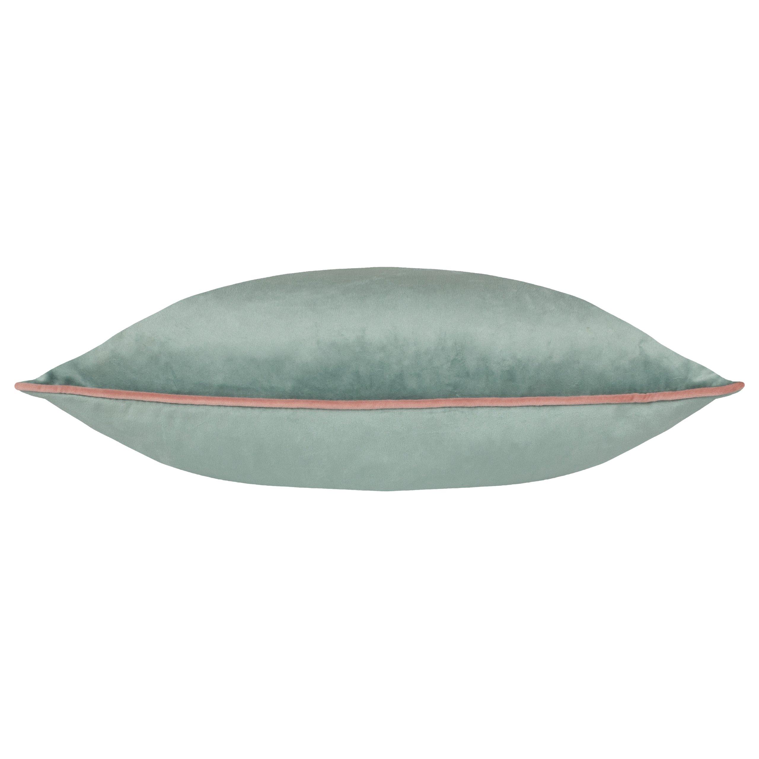 Mineral/Blush - Furn - Meridian Velvet Feather Filled Cushion - 4
