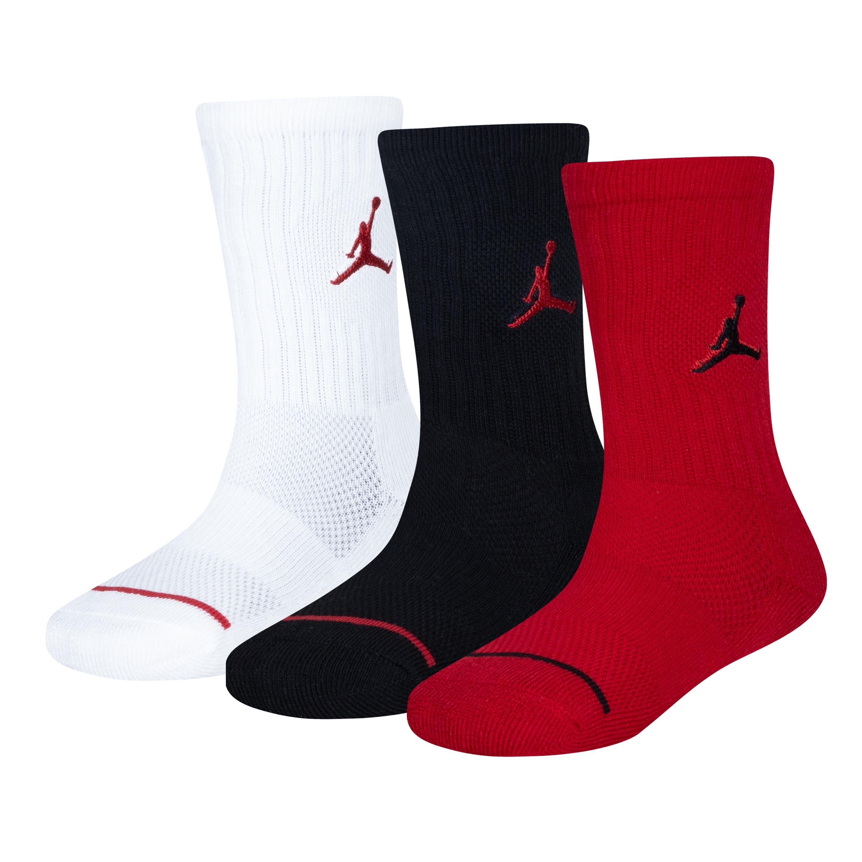 Gym Red - Air Jordan - 3 Pack Crew Socks Infant's - 1