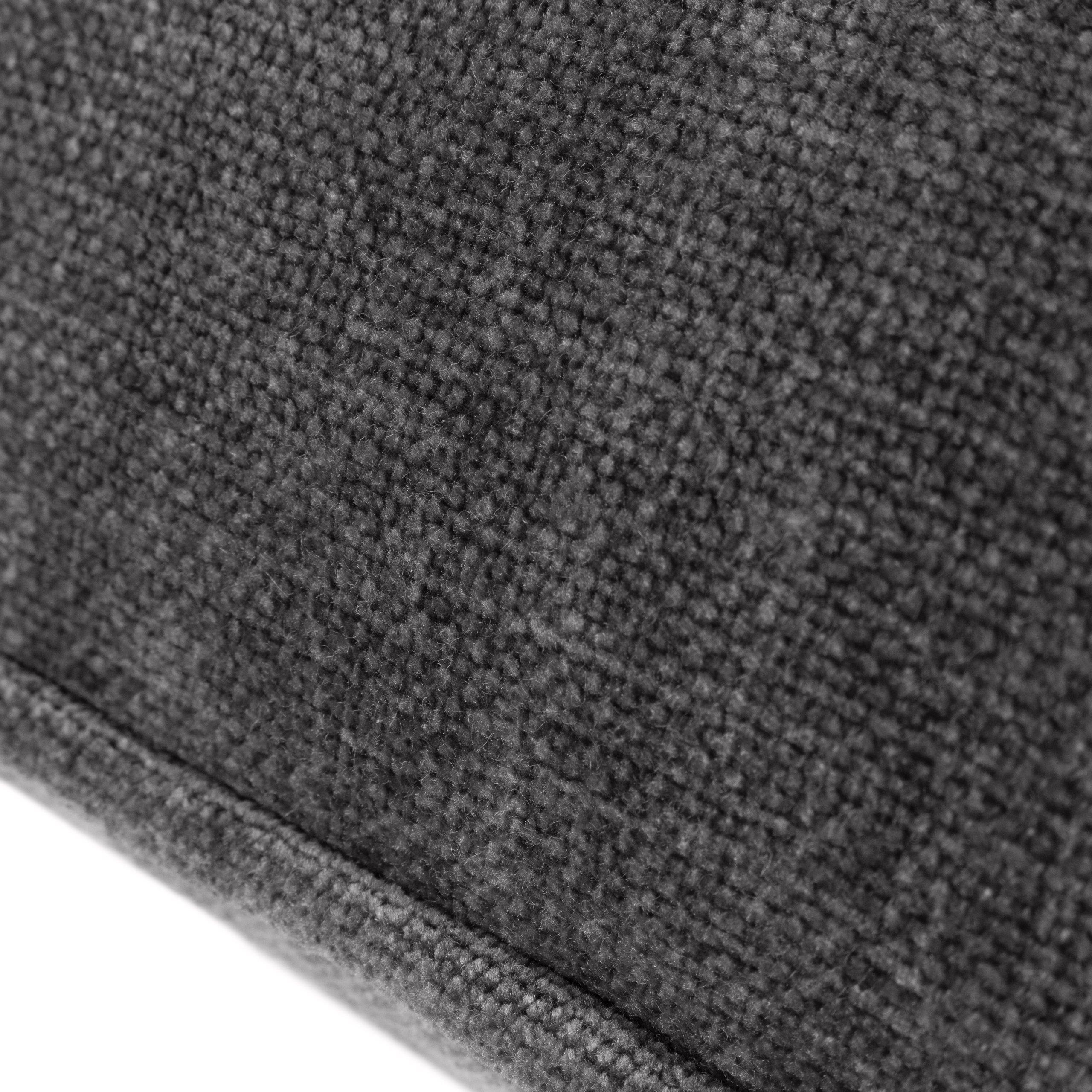 Charcoal - Yard - Heavy Chenille Piped Fibre Filled Cushion - 5