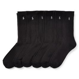 Ralph Lauren 6 Pack Crew Socks