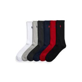 Ralph Lauren 6 Pack Crew Socks