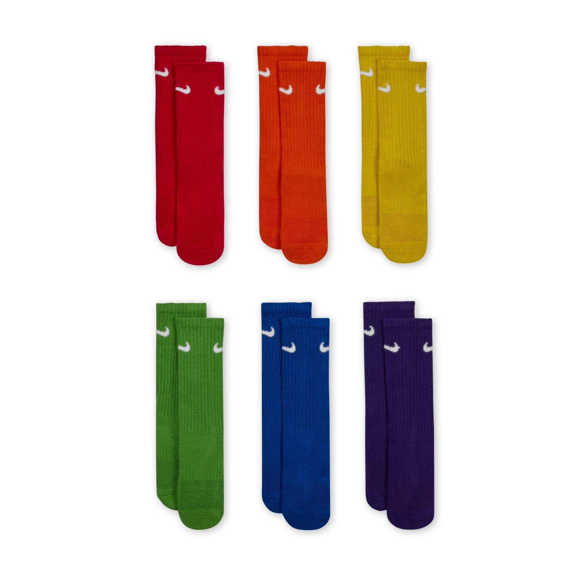 Universitetsrød - Nike - Nike Crew 6-Pack Jn62 - 2