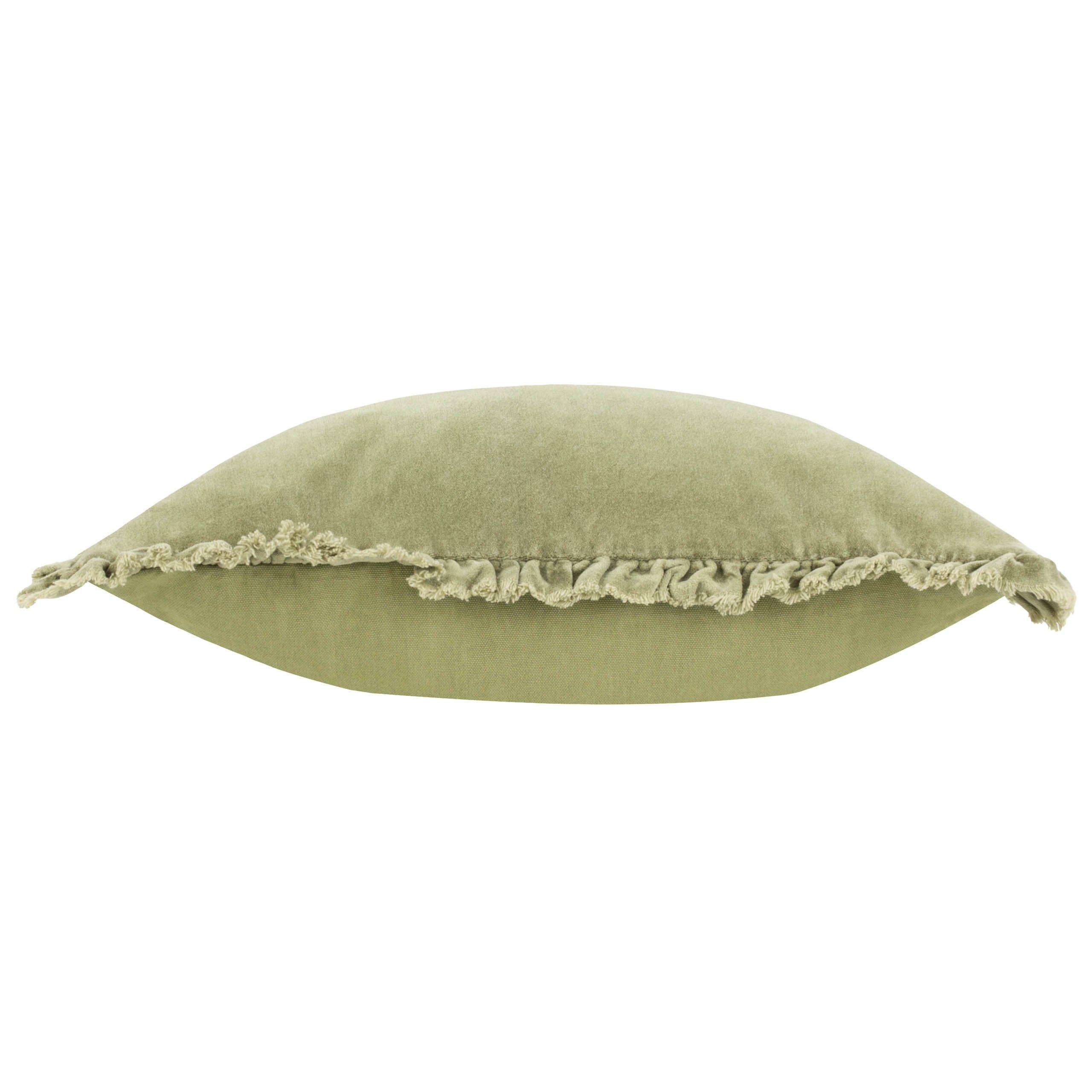 Sage - Yard - Bertie Cotton Velvet Feather Filled Cushion - 5