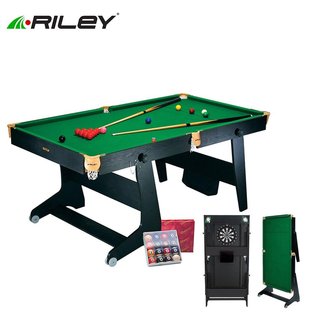 Riley Riley 3 in 1 Folding Snooker Table - Cloth