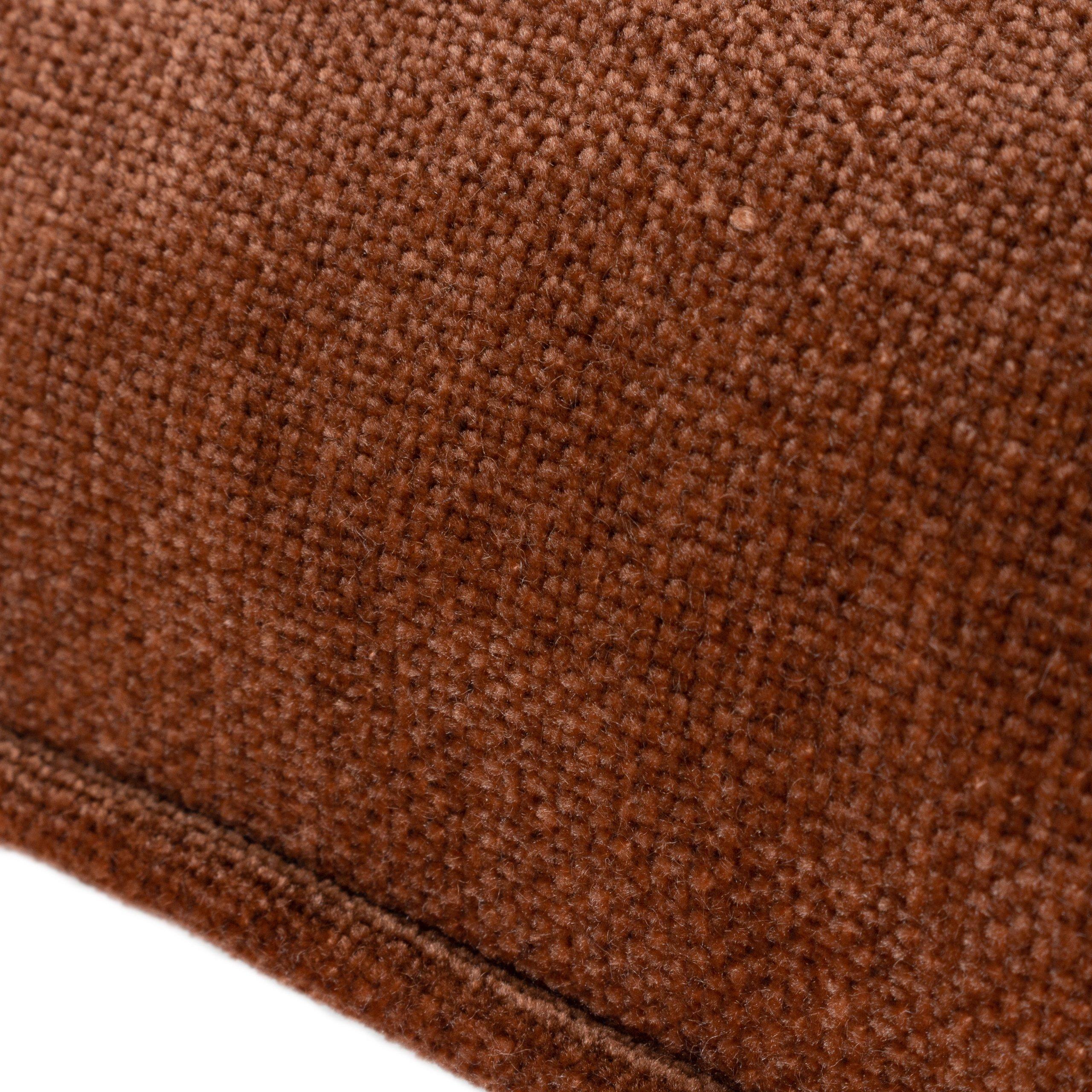 Nutmeg - Yard - Heavy Chenille Piped Fibre Filled Cushion - 5