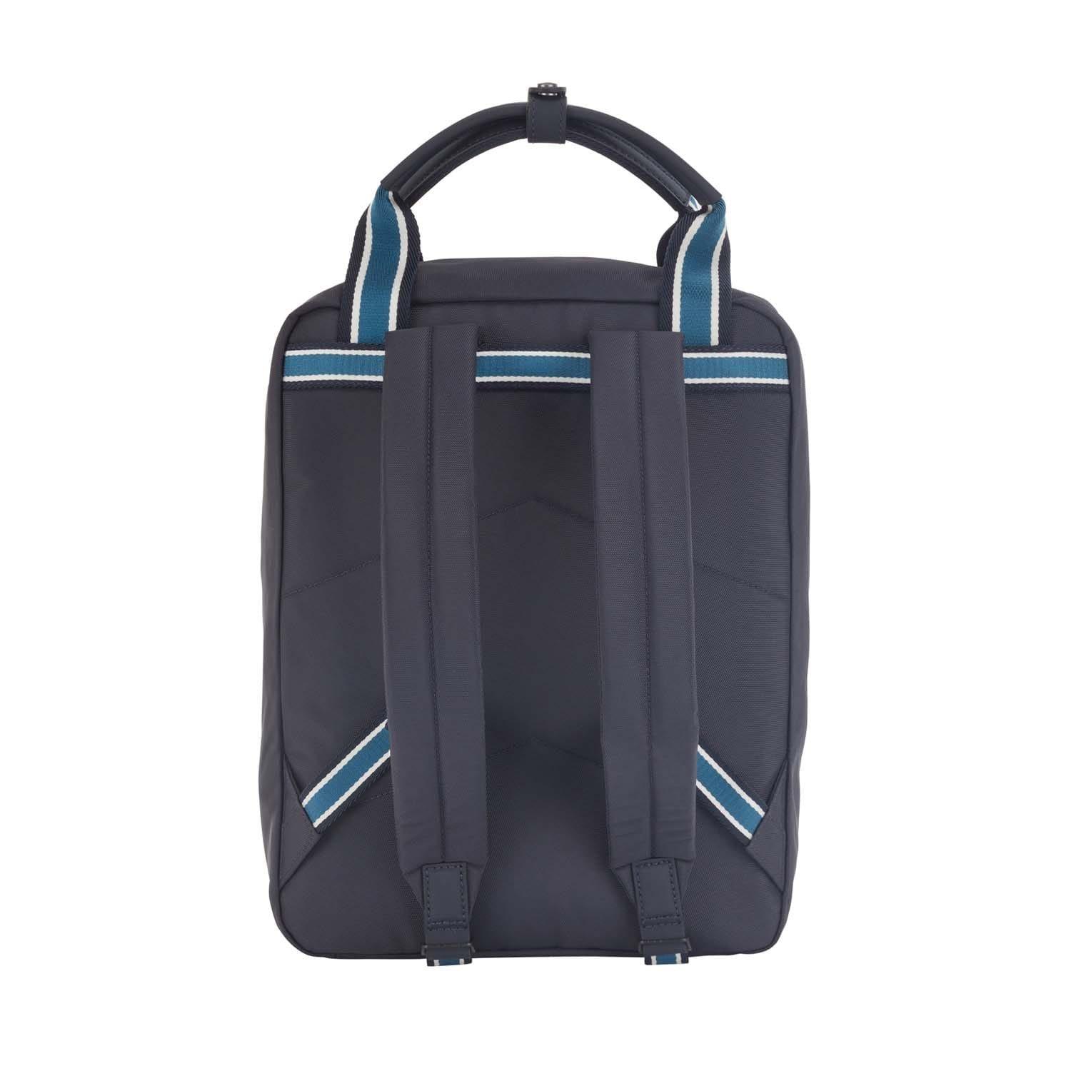 Navy - Boss x Russell Athletic - Squared Backpack - 2