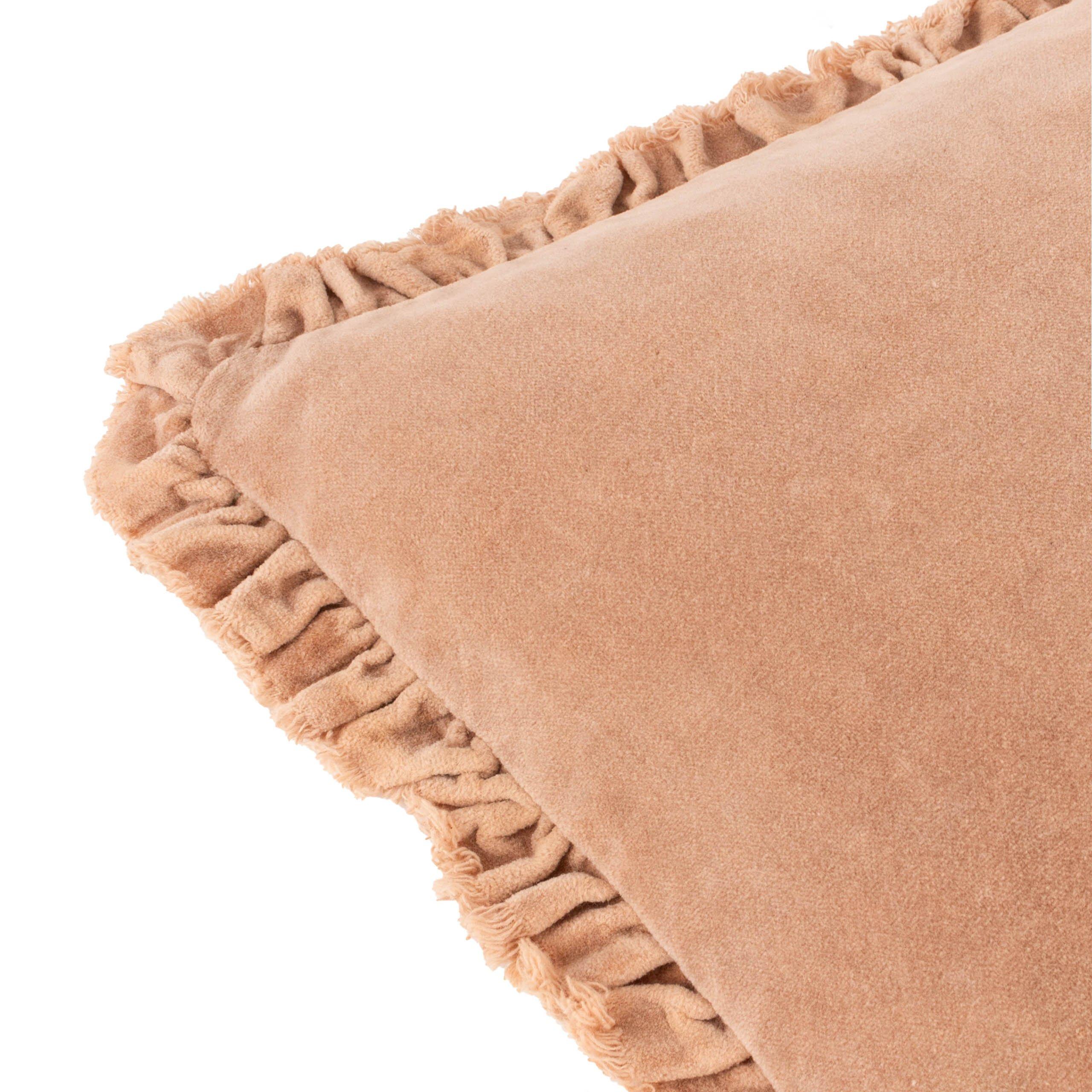 Cashew - Yard - Bertie Cotton Velvet Feather Filled Cushion - 6