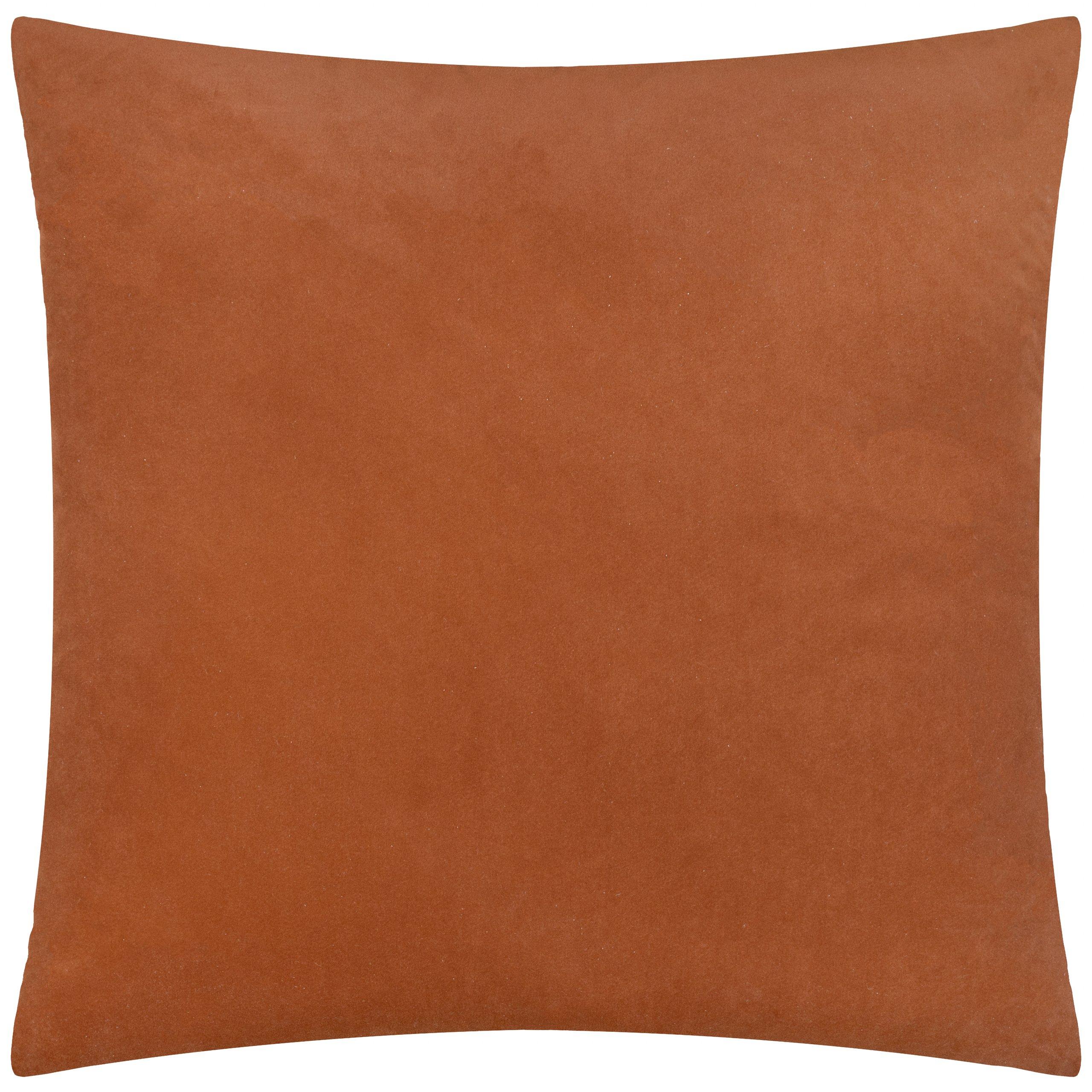 Brick - Paoletti - Evoke Cut Velvet Fibre Filled Cushion - 4