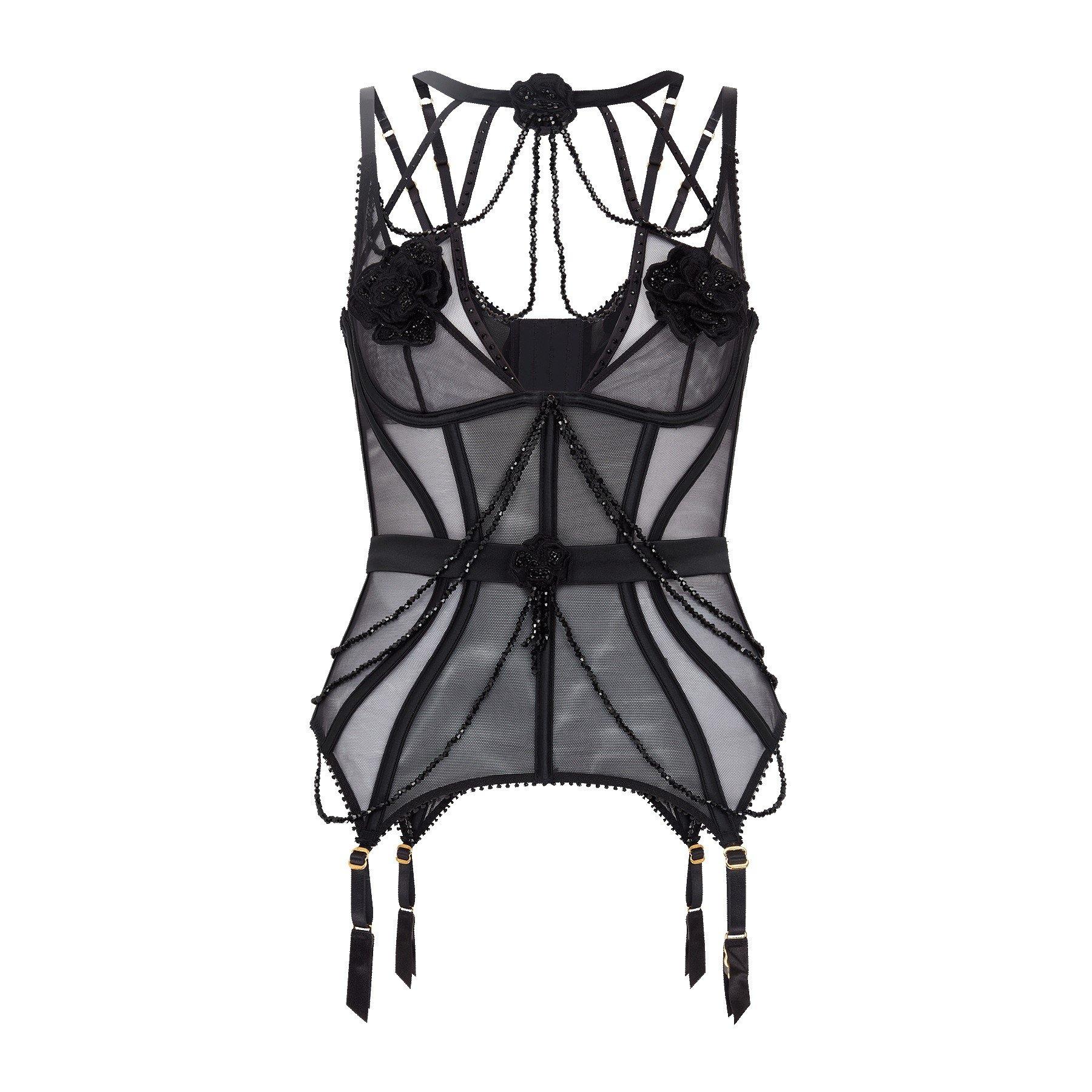 Black - Agent Provocateur - Women's Emerelda Basque - 3