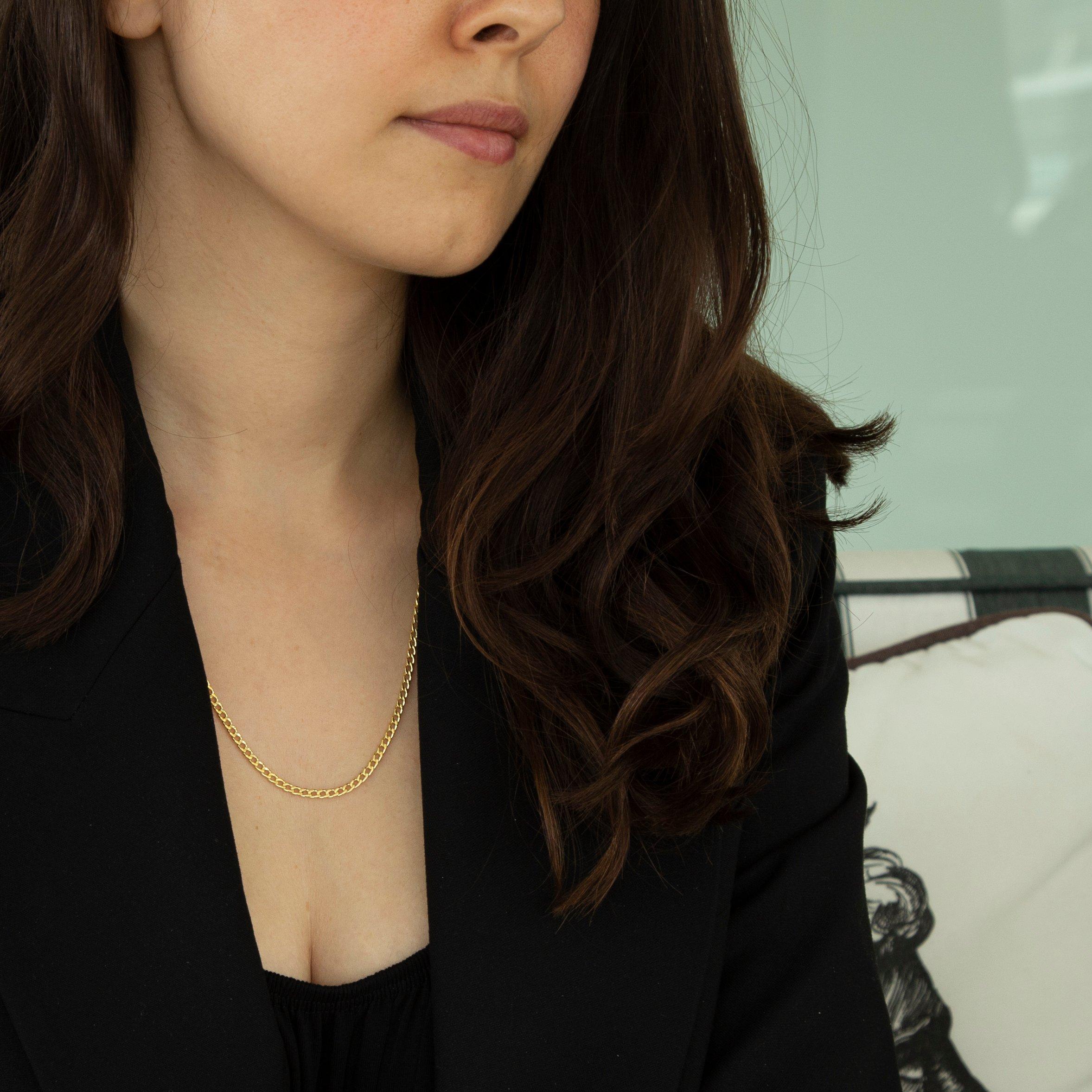 Yellow Gold - Be You - 9ct Gold Curb Chain - 4