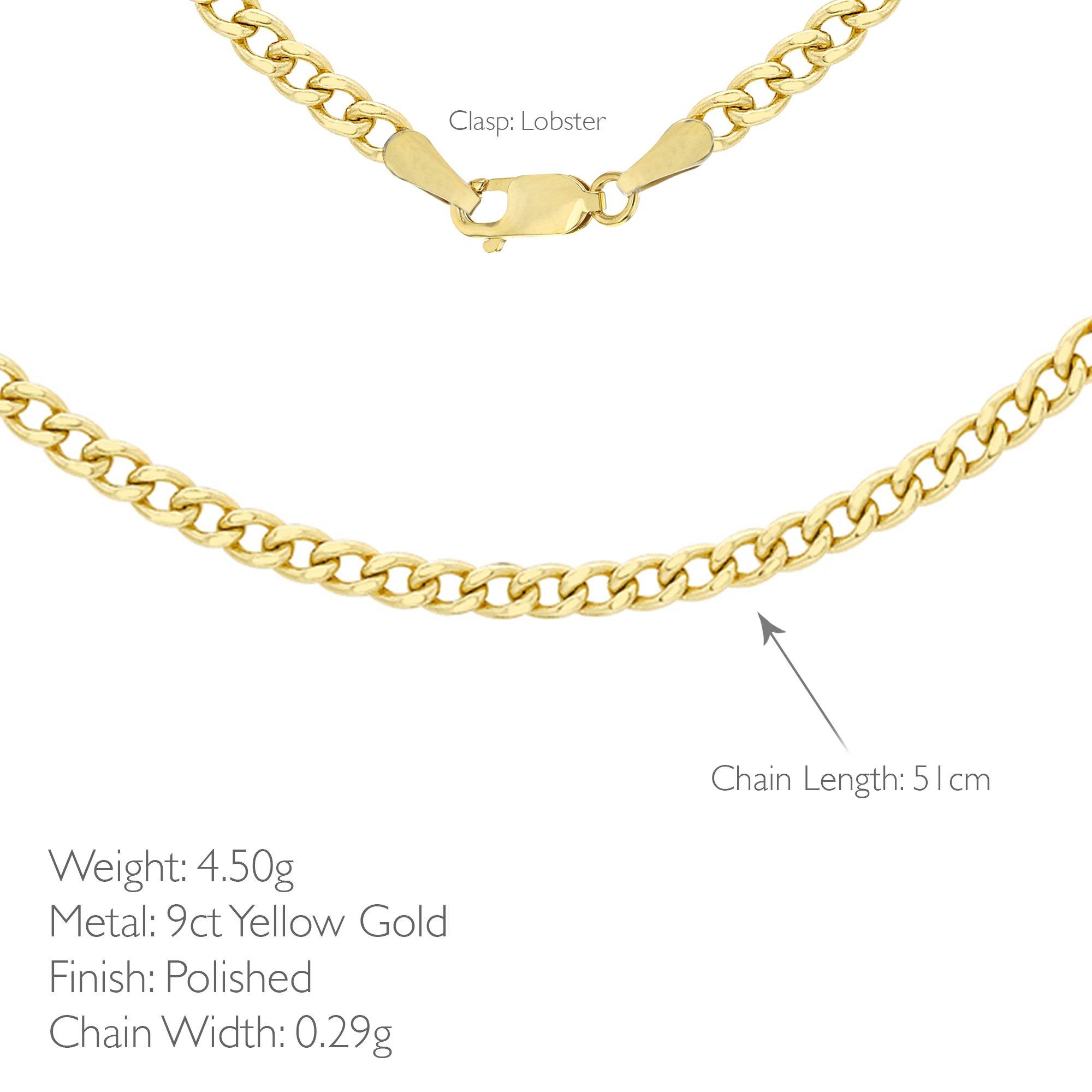 Yellow Gold - Be You - 9ct Gold Curb Chain - 6