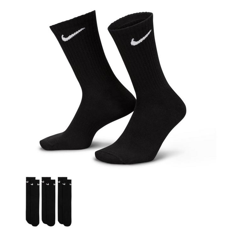 NOIR/(BLANC) - Nike shoes - Everyday Lightweight Training Crew Socks (3 Pairs) - 1