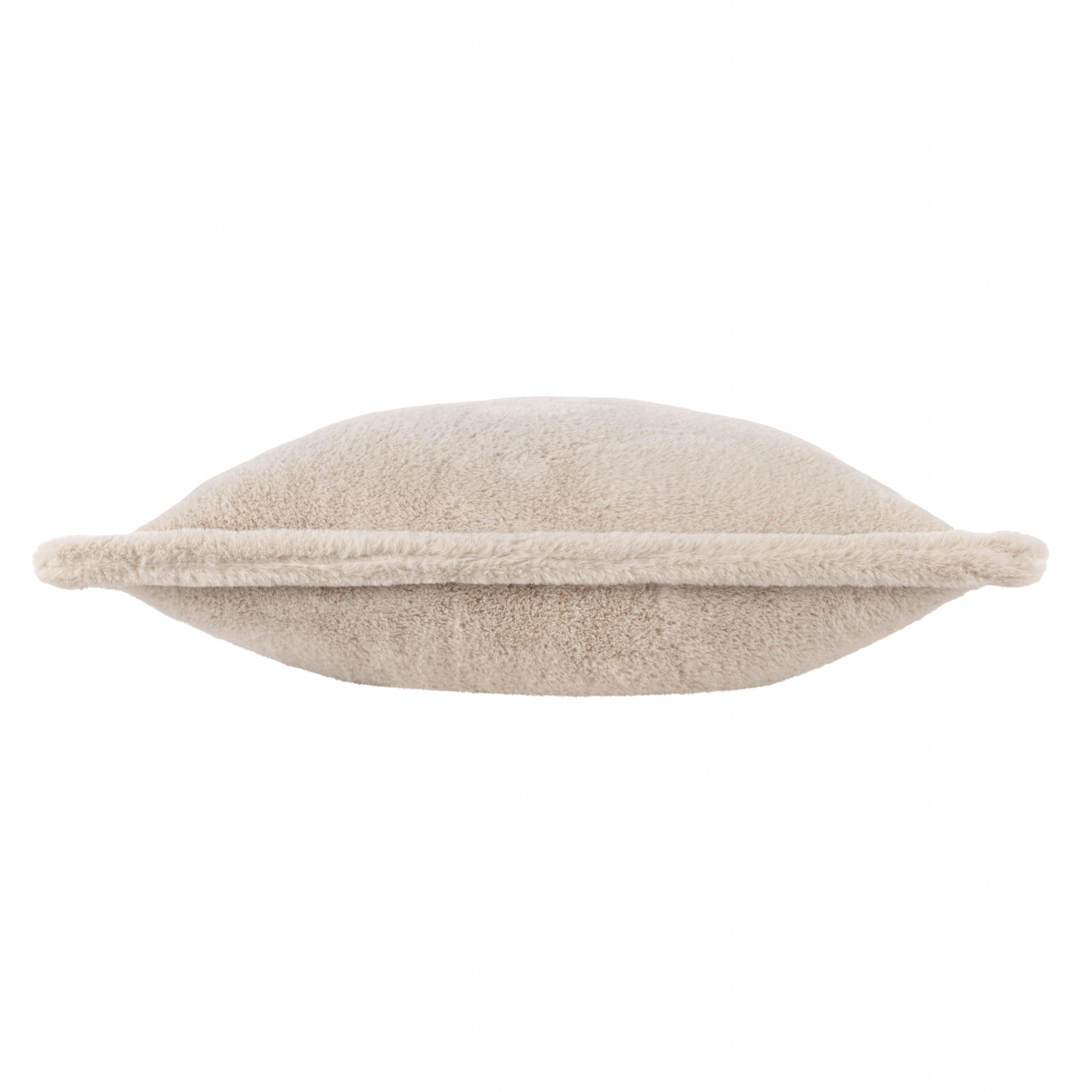Natural - Furn - Kallu Faux Fur Feather Filled Cushion - 5