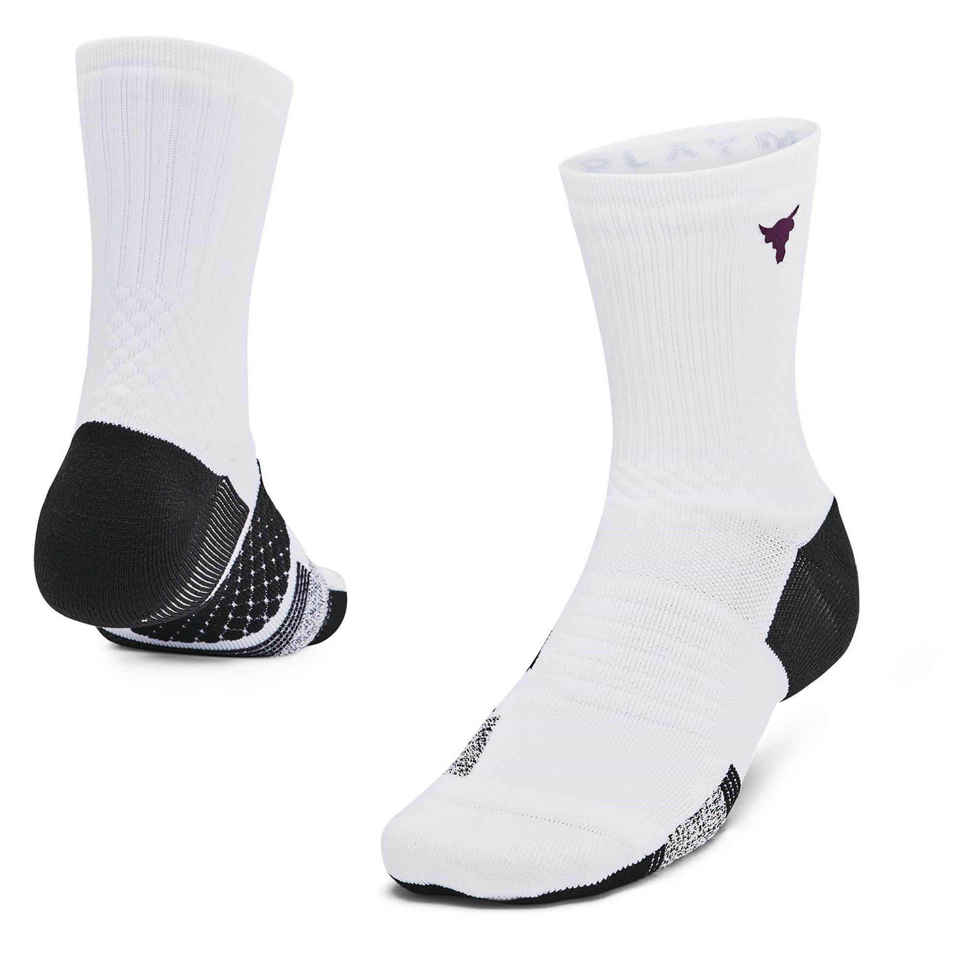 Under Armour  Playmaker Mid Crew Sock - White - MD