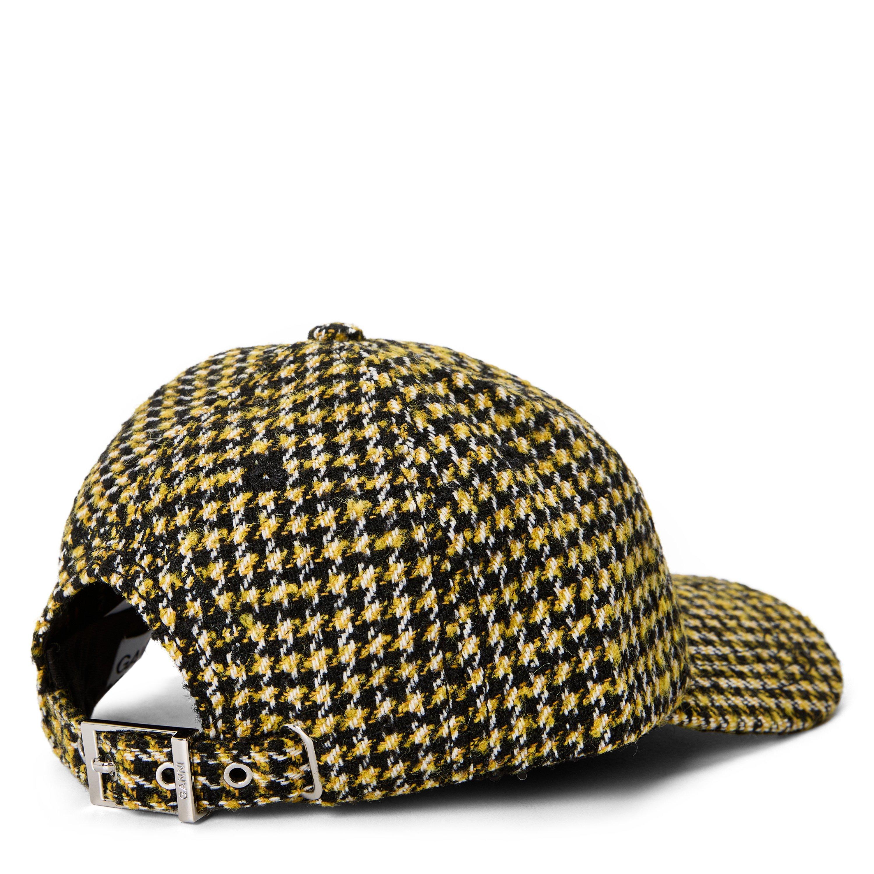 Blazing Yellow - Ganni - Women's Cord Baseball Cap - 2