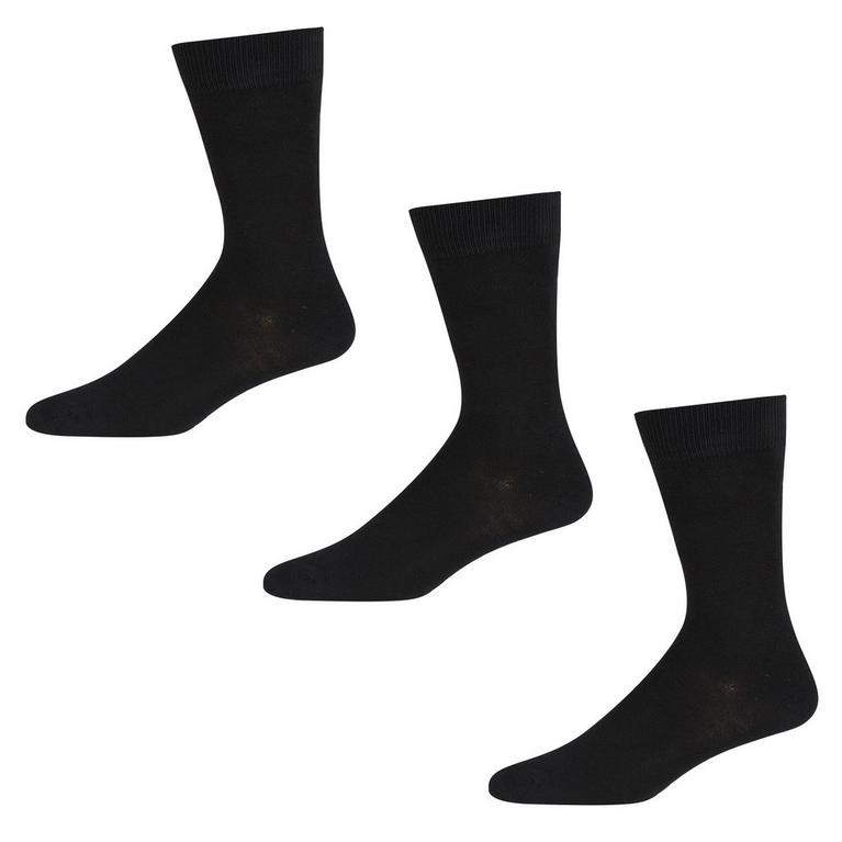 Noir - DKNY - Socks Mercer 3 Pack Mens - 6