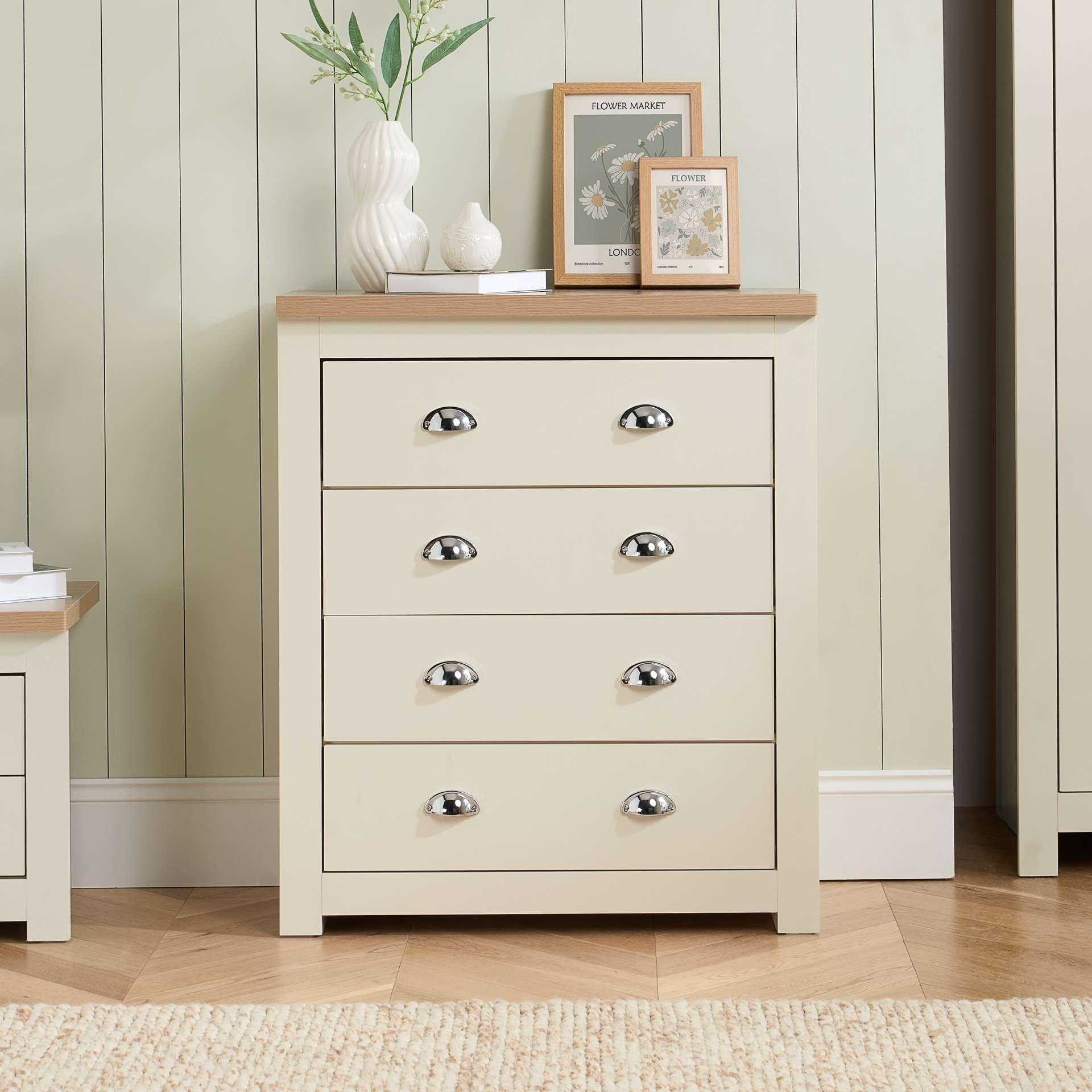 White - Birlea - Highgate 4 Drawer Chest - 1