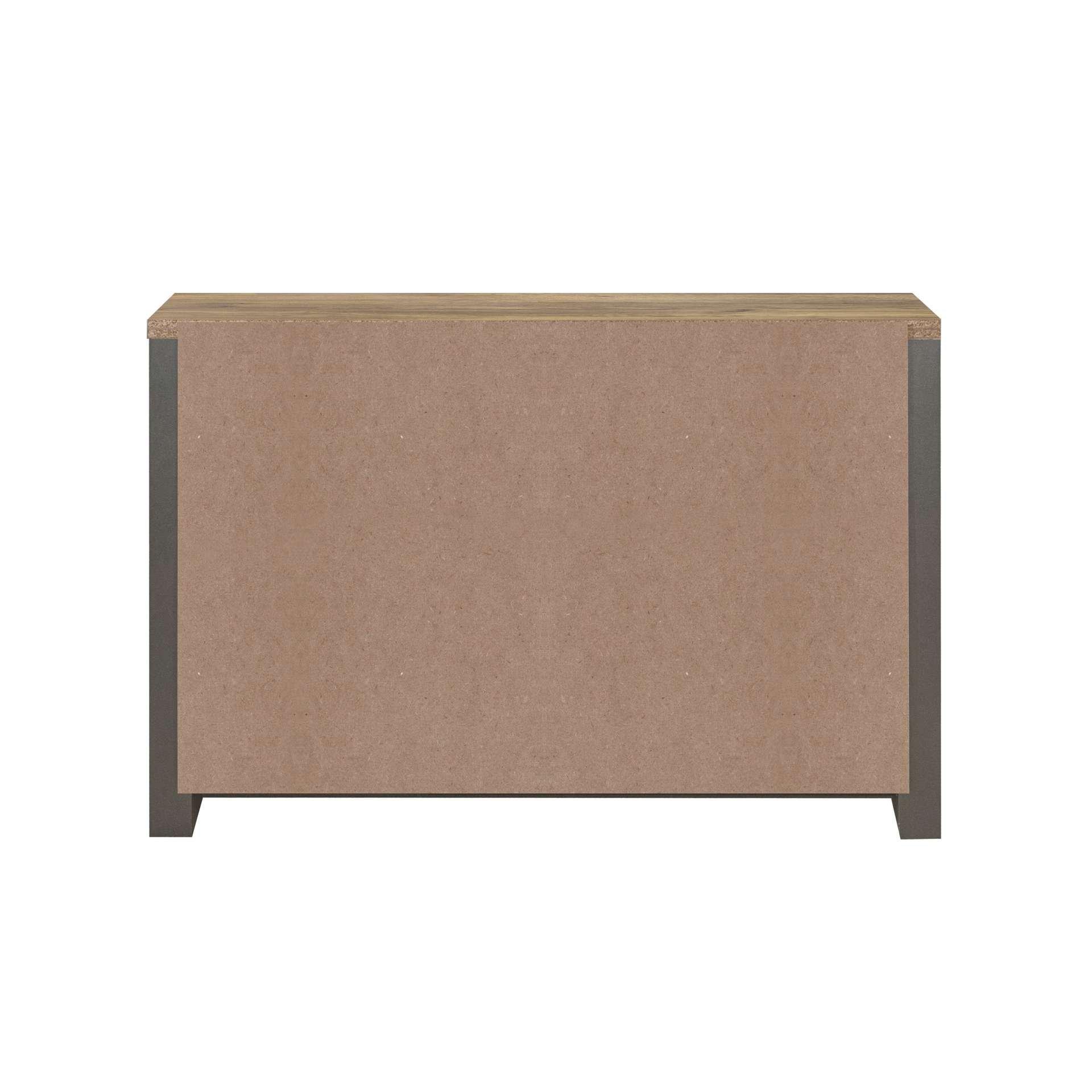 Grey - Birlea - Highgate 3 Door 2 Drawer Sideboard - 6