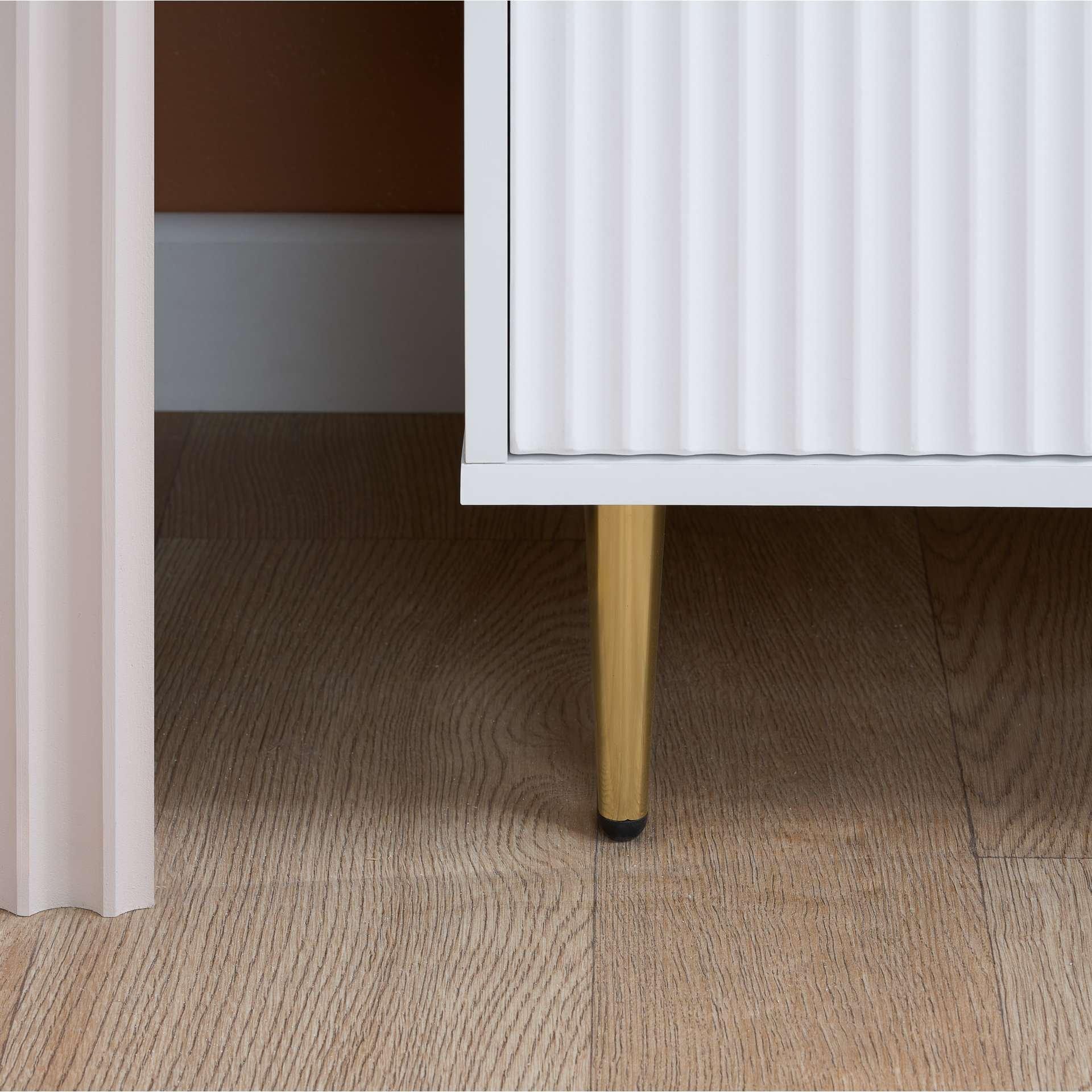 White - Birlea - Zara 2 Door Fluted Wardrobe - 2