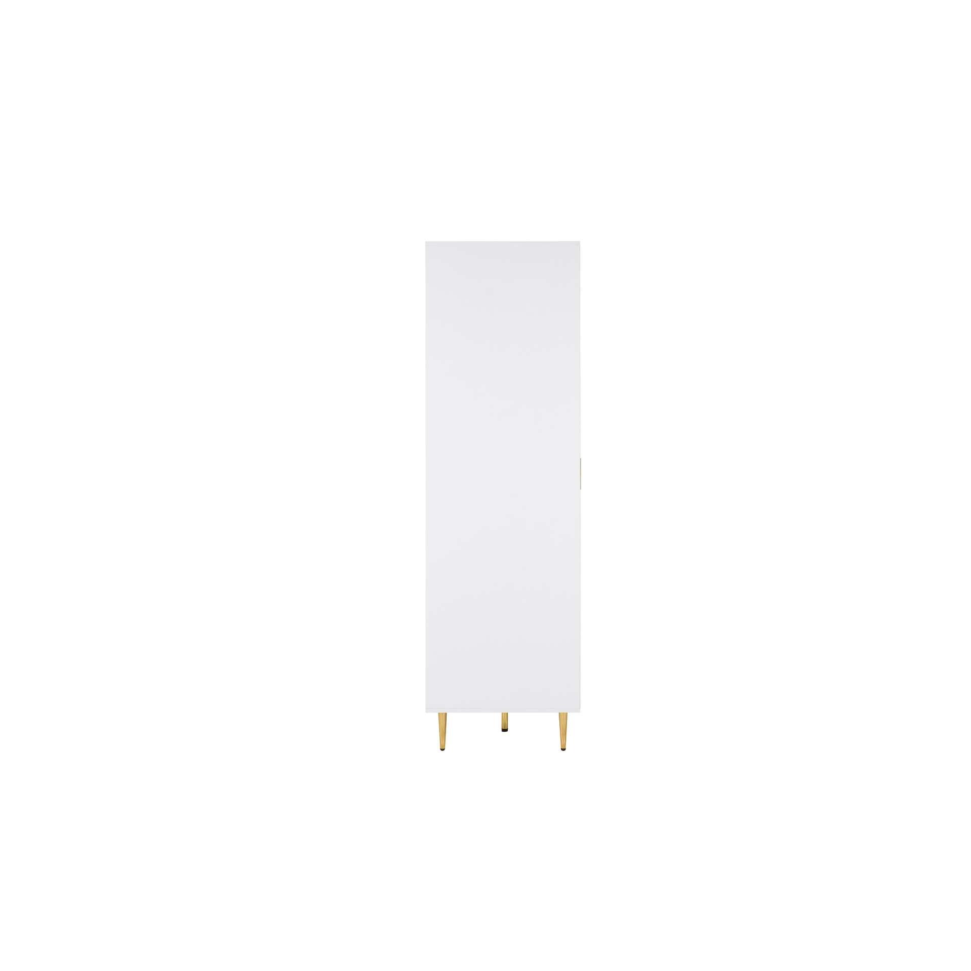 White - Birlea - Zara 2 Door Fluted Wardrobe - 9