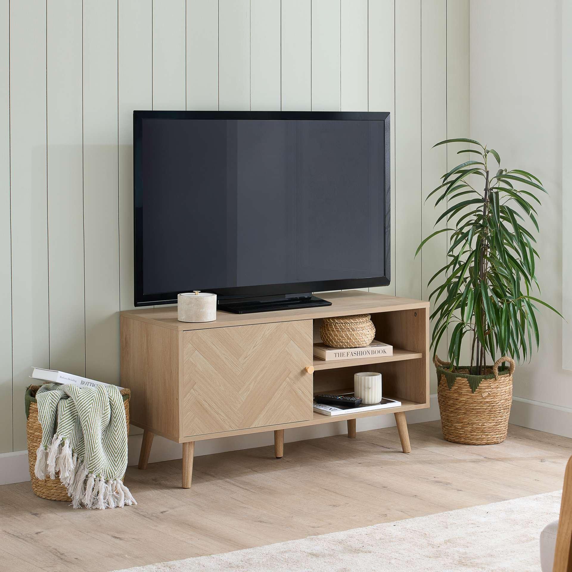 Brown - Birlea - Herringford Small TV Unit - 1
