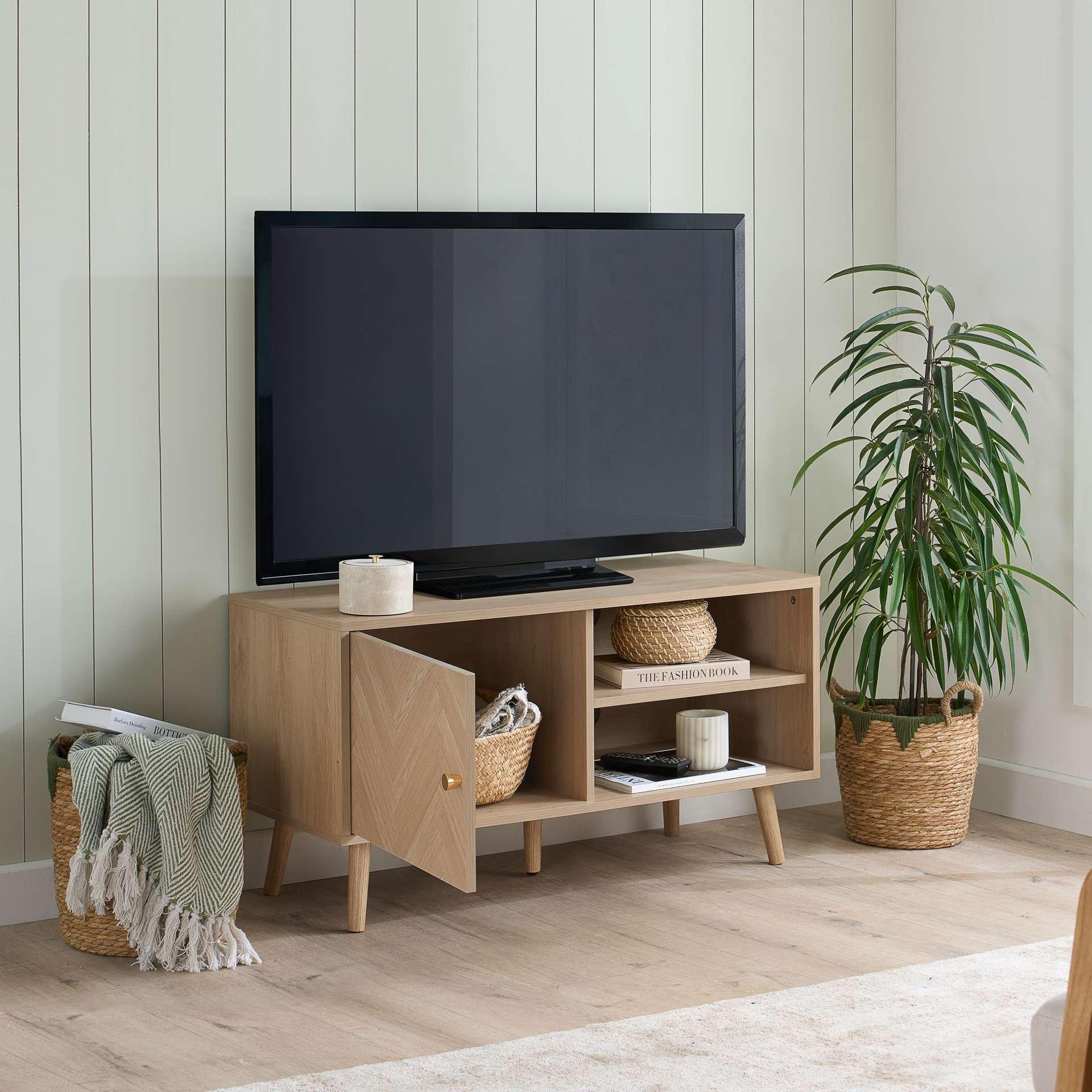 Brown - Birlea - Herringford Small TV Unit - 2