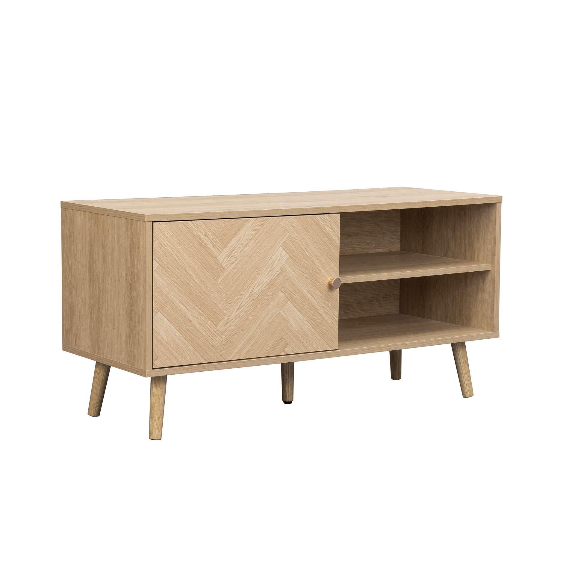 Brown - Birlea - Herringford Small TV Unit - 7