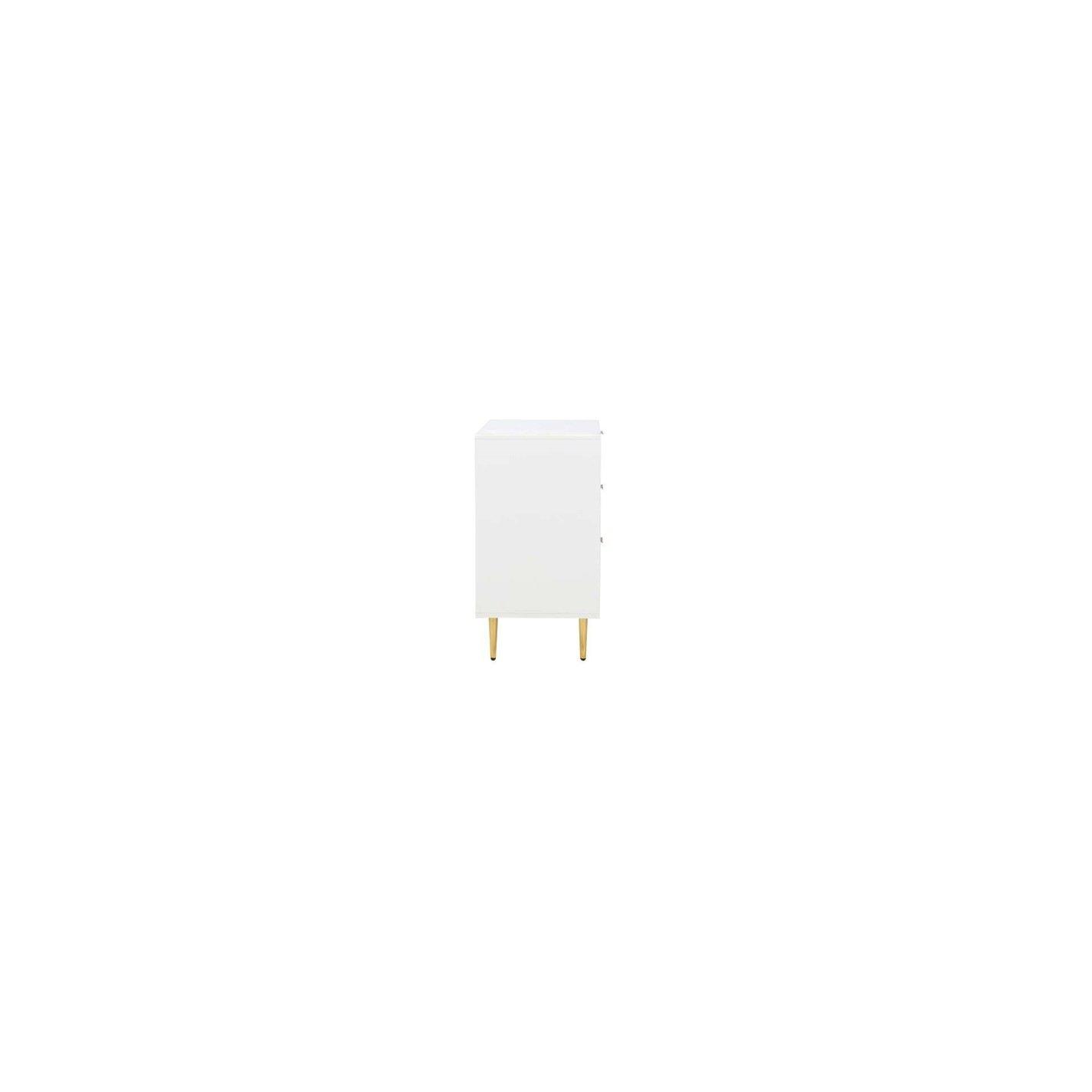 White - Birlea - Zara 3 Drawer Fluted Chest - 9