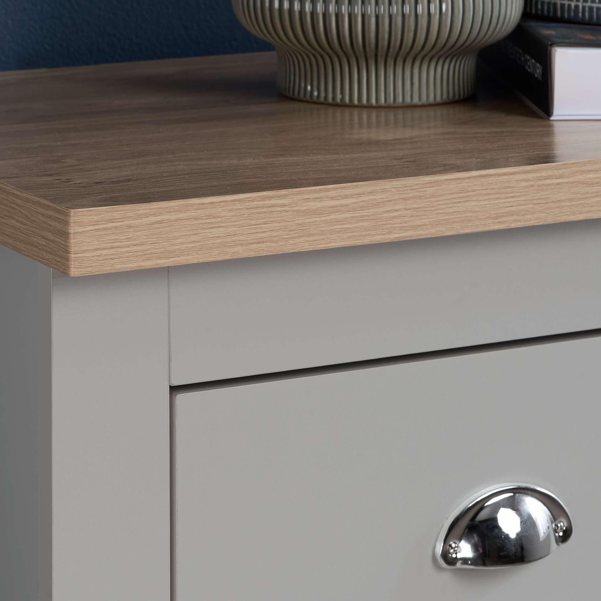 Grey - Birlea - Highgate 4 Drawer Chest - 2