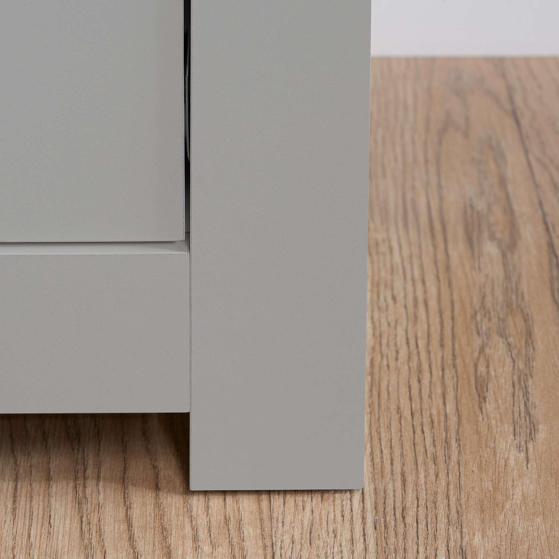 Grey - Birlea - Highgate 4 Drawer Chest - 3