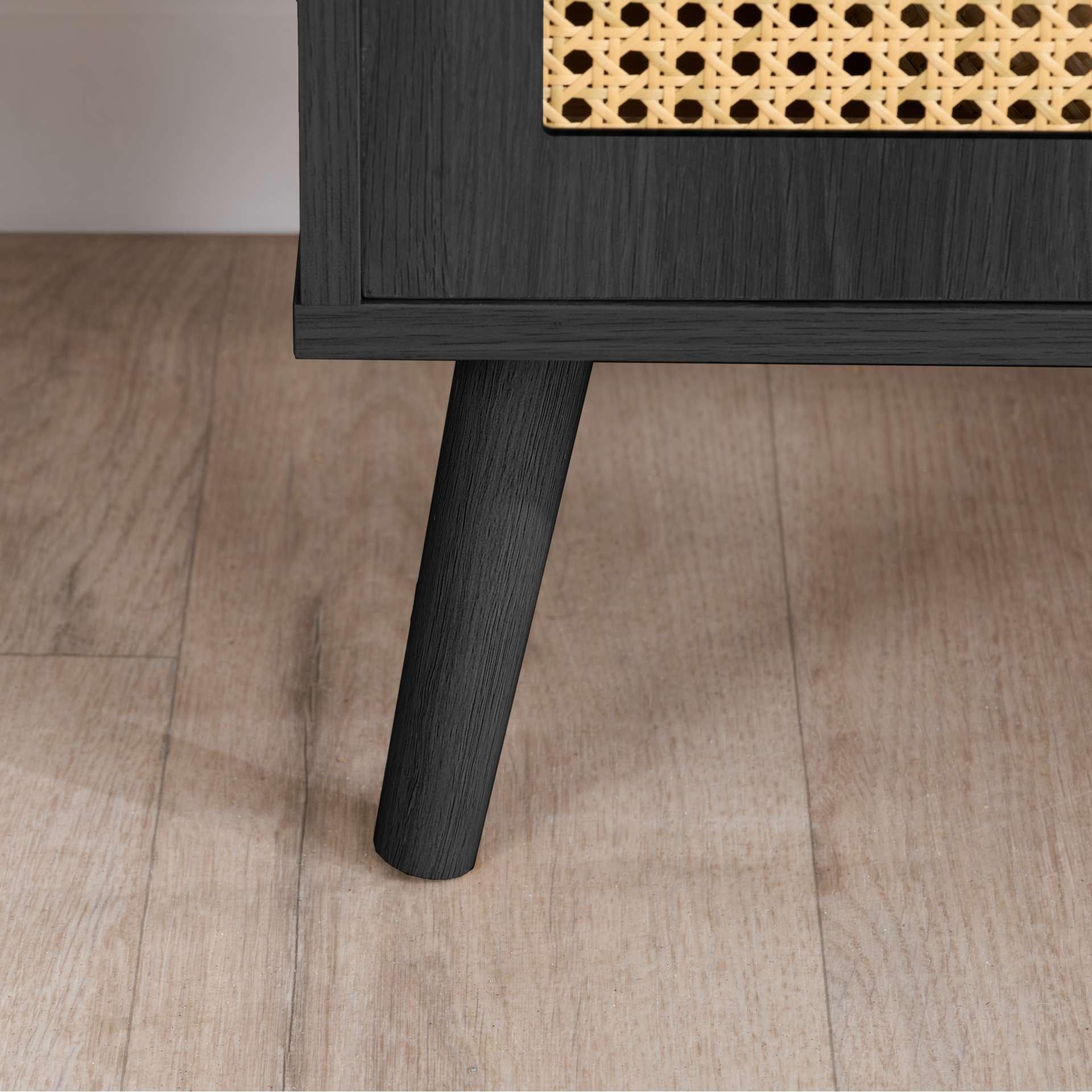 Black - Birlea - Croxley 2 Door 3 Drawer Sideboard - 8