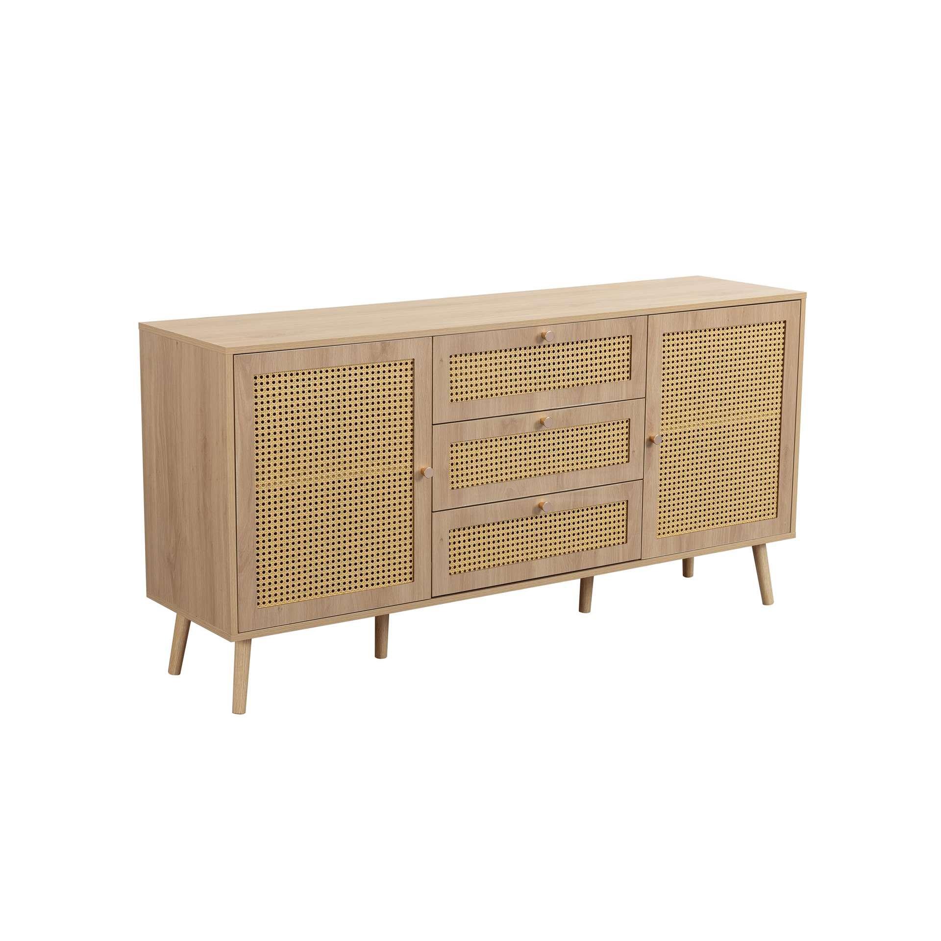 Brown - Birlea - Croxley 2 Door 3 Drawer Sideboard - 10