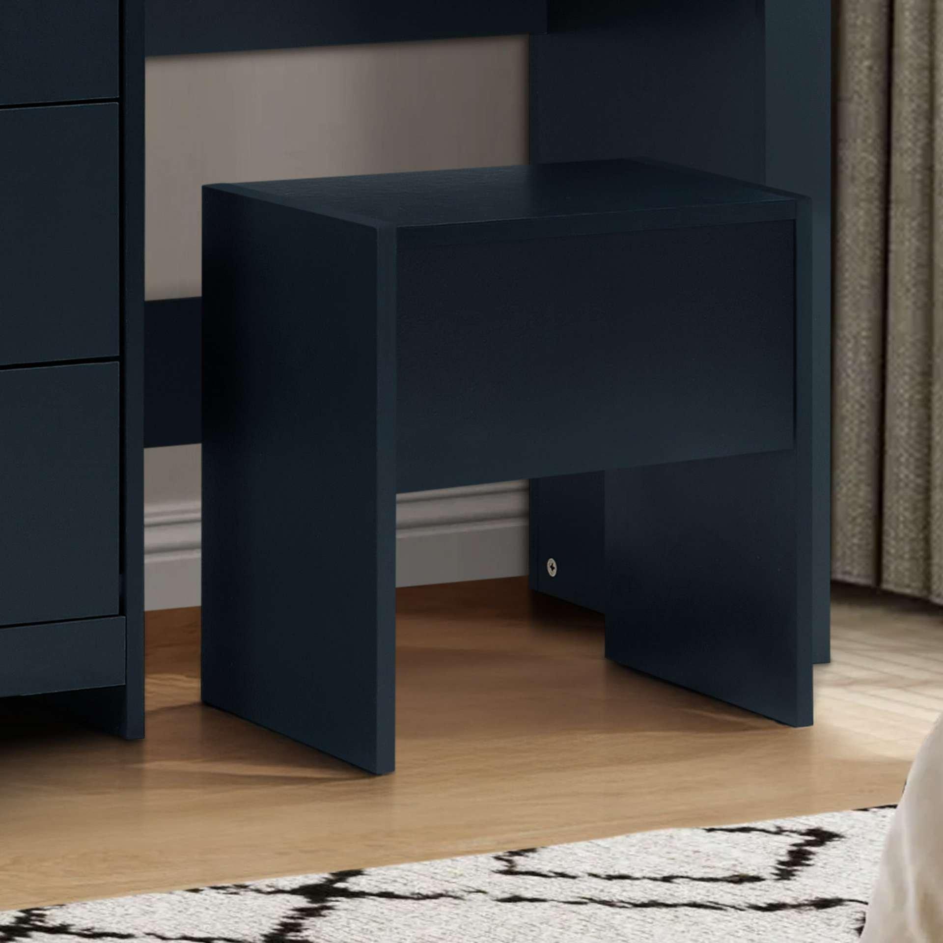 Blue - Birlea - Highgate Dressing Table With Stool - 3