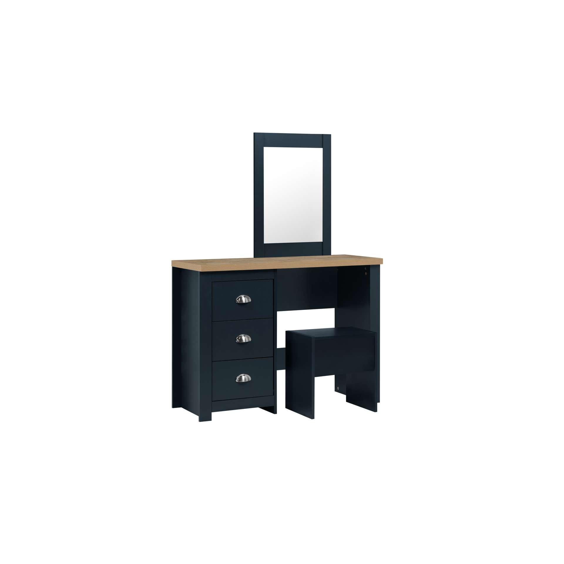 Blue - Birlea - Highgate Dressing Table With Stool - 5