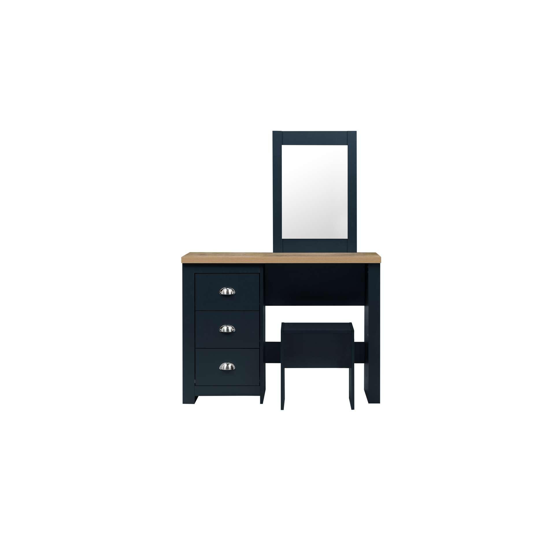 Blue - Birlea - Highgate Dressing Table With Stool - 6
