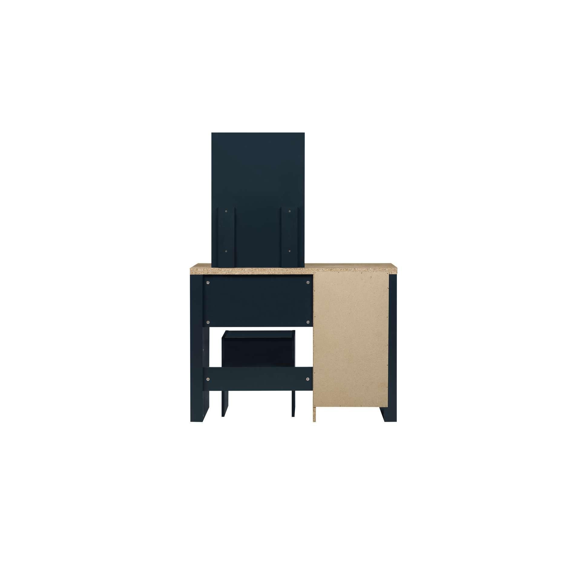 Blue - Birlea - Highgate Dressing Table With Stool - 8