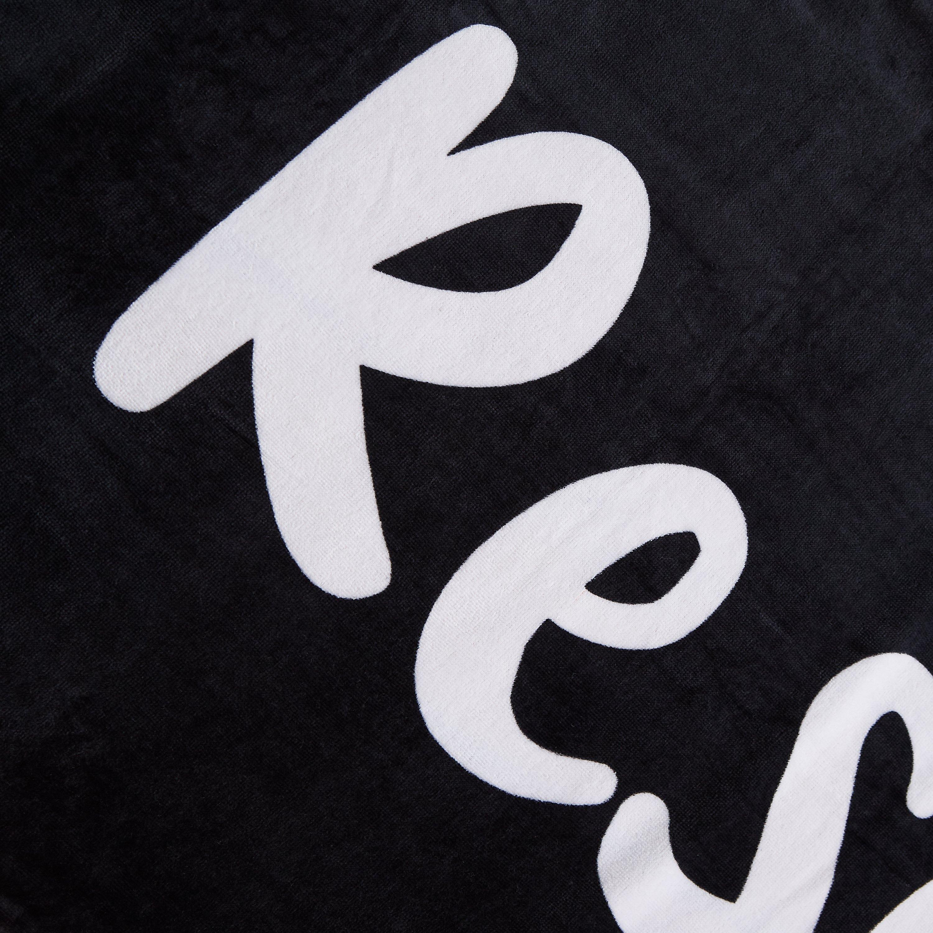 Black - Catherine Lansfield - Reserved Cotton Beach Sun Lounger Towel - 3